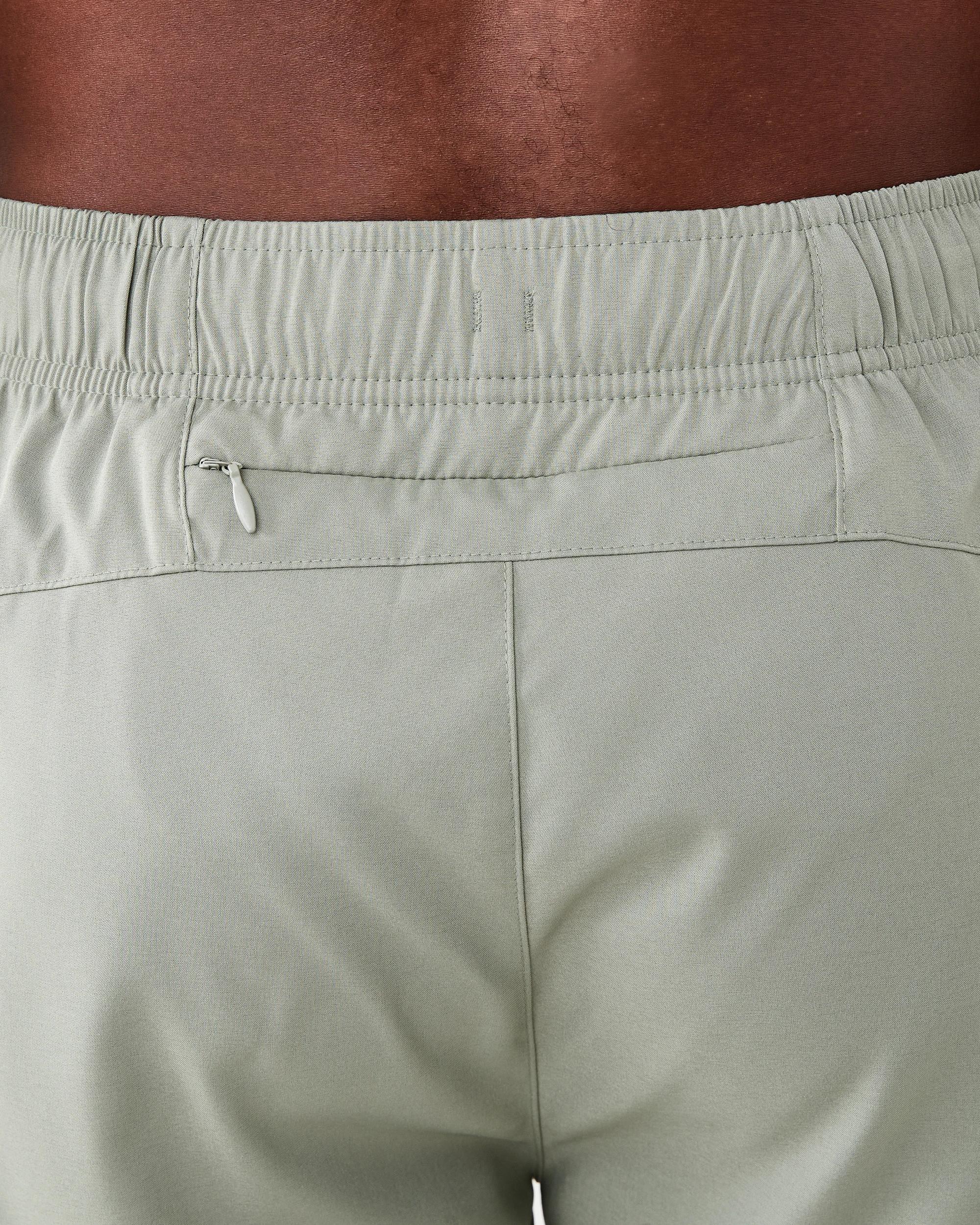 7 Active Mens Woven Stretch Shorts Rhino Grn, 7 of 8