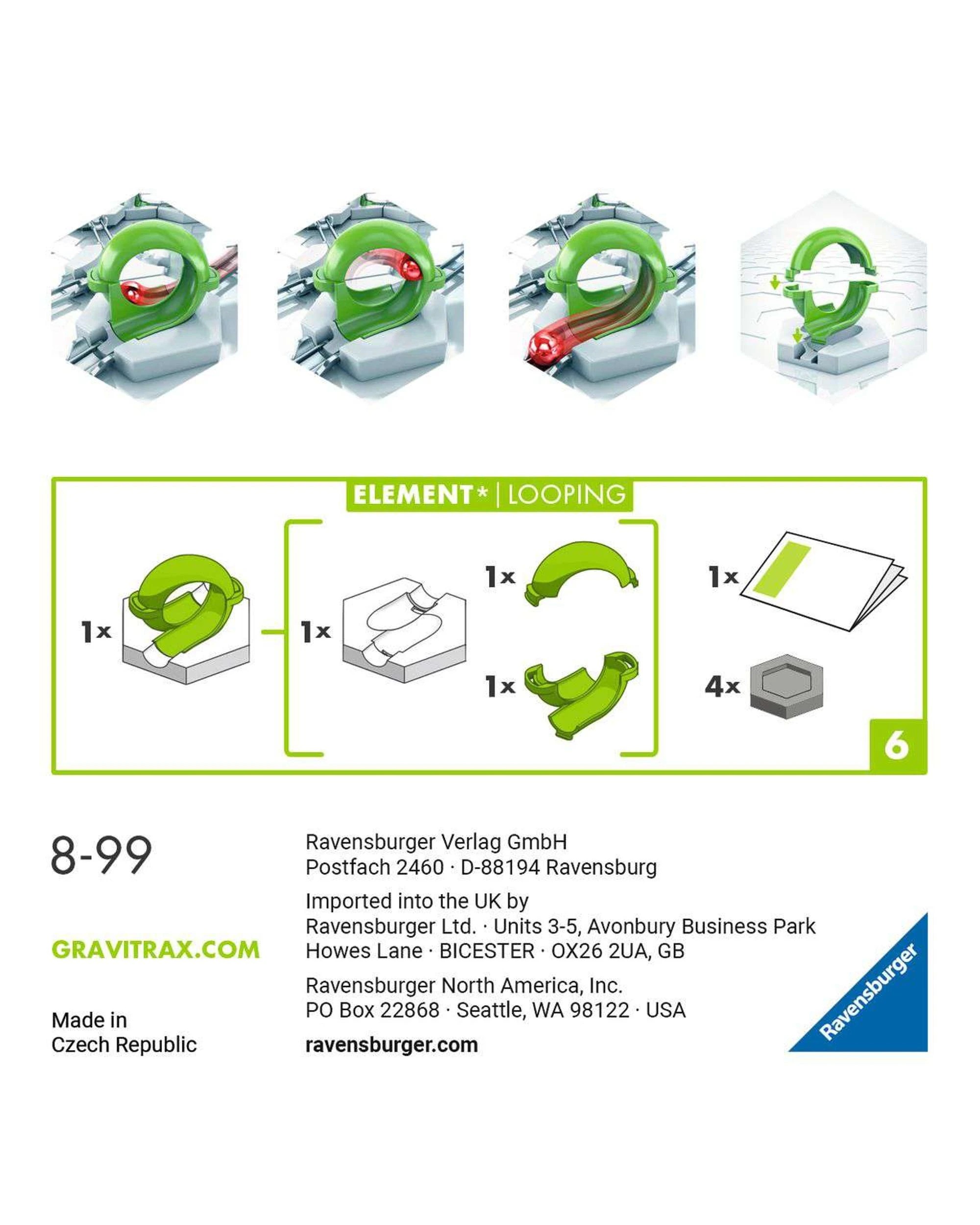 5 Ravensburger GraviTrax Looping Element Extension Pack, 5 of 7