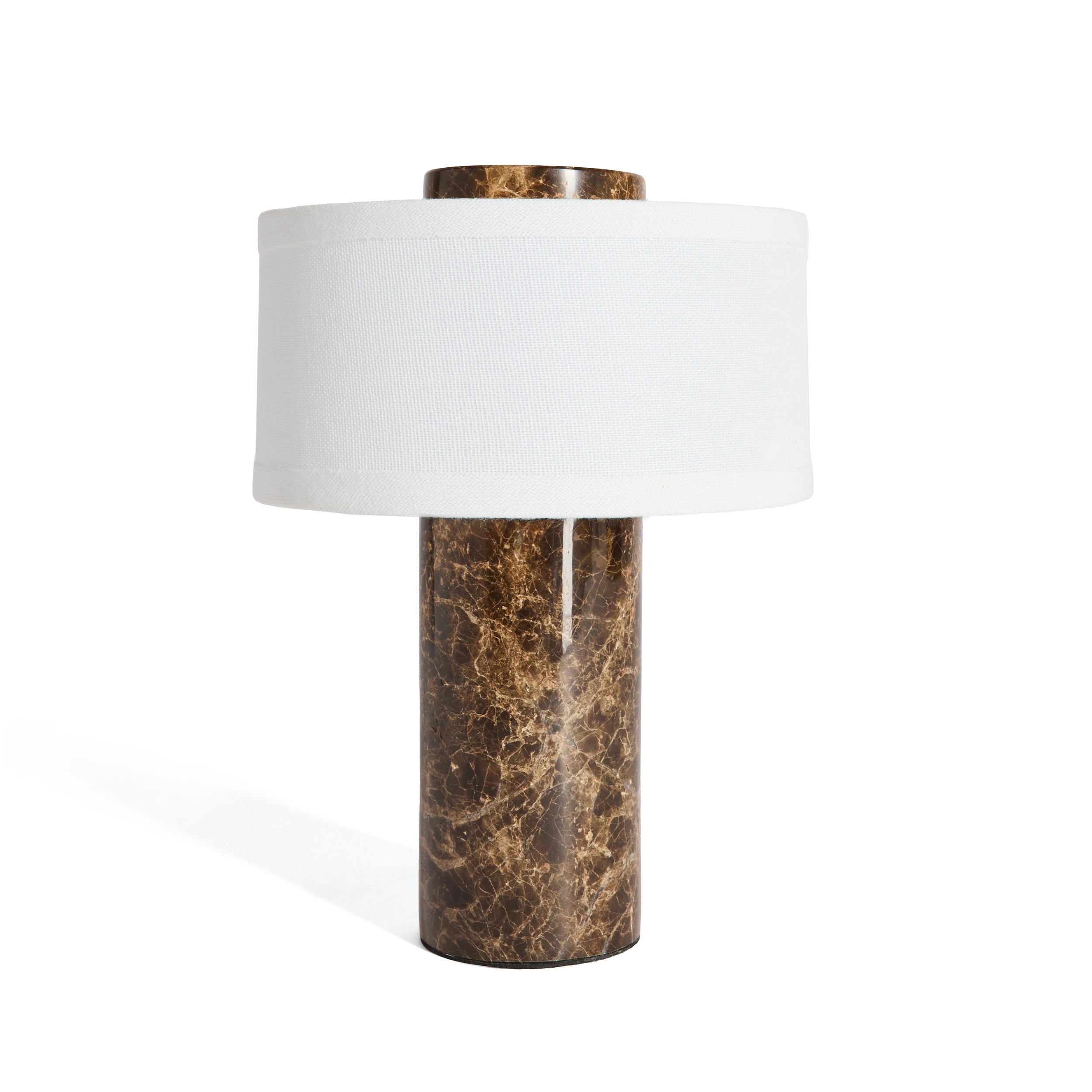 2 Marble Portable Rechargeable Lamp - Chocolate, 2 of 7