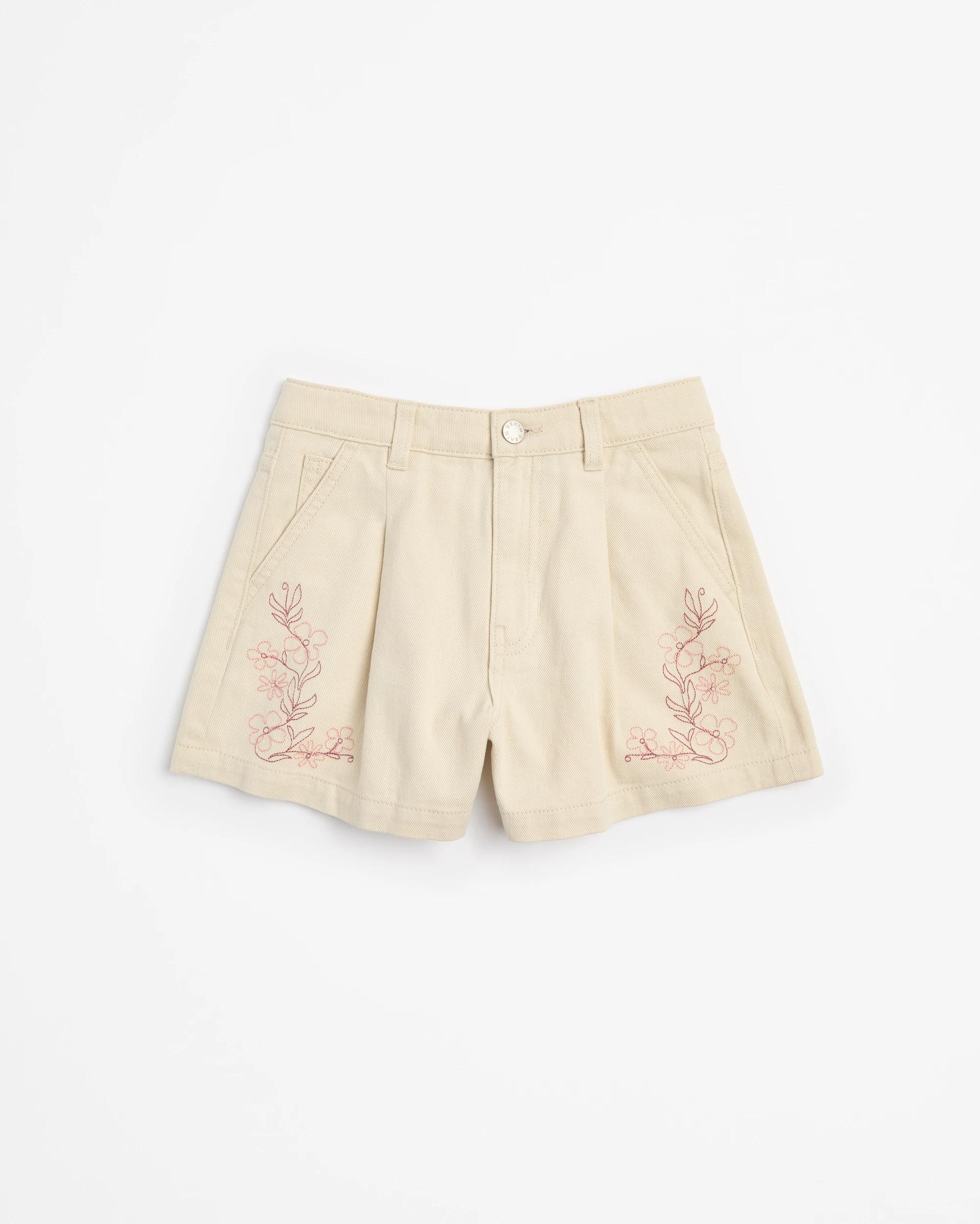 4 Target Denim Shorts CREAM, 4 of 5