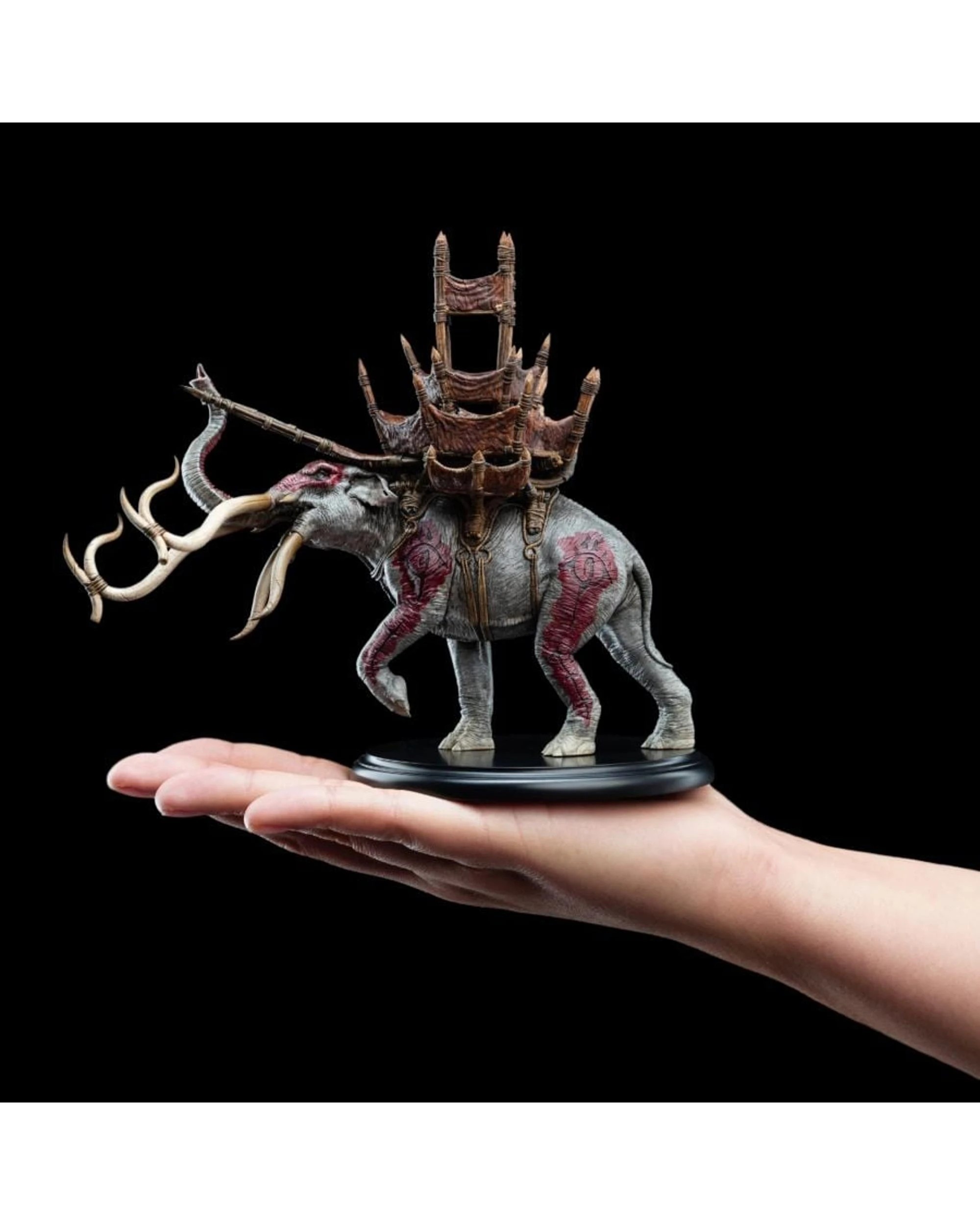 2 The Lord of the Rings Mumak in Battle Miniature Statue, 2 of 10
