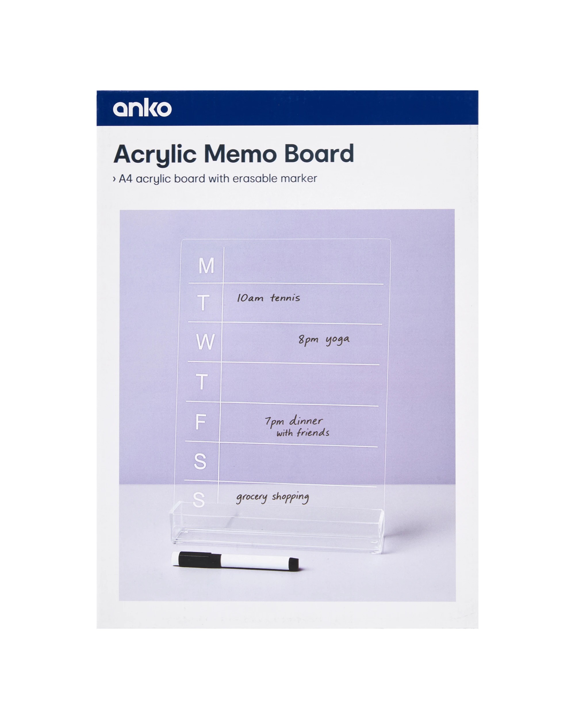 5 Acrylic Memo Board 29.7cm x 21.5cm, 5 of 5