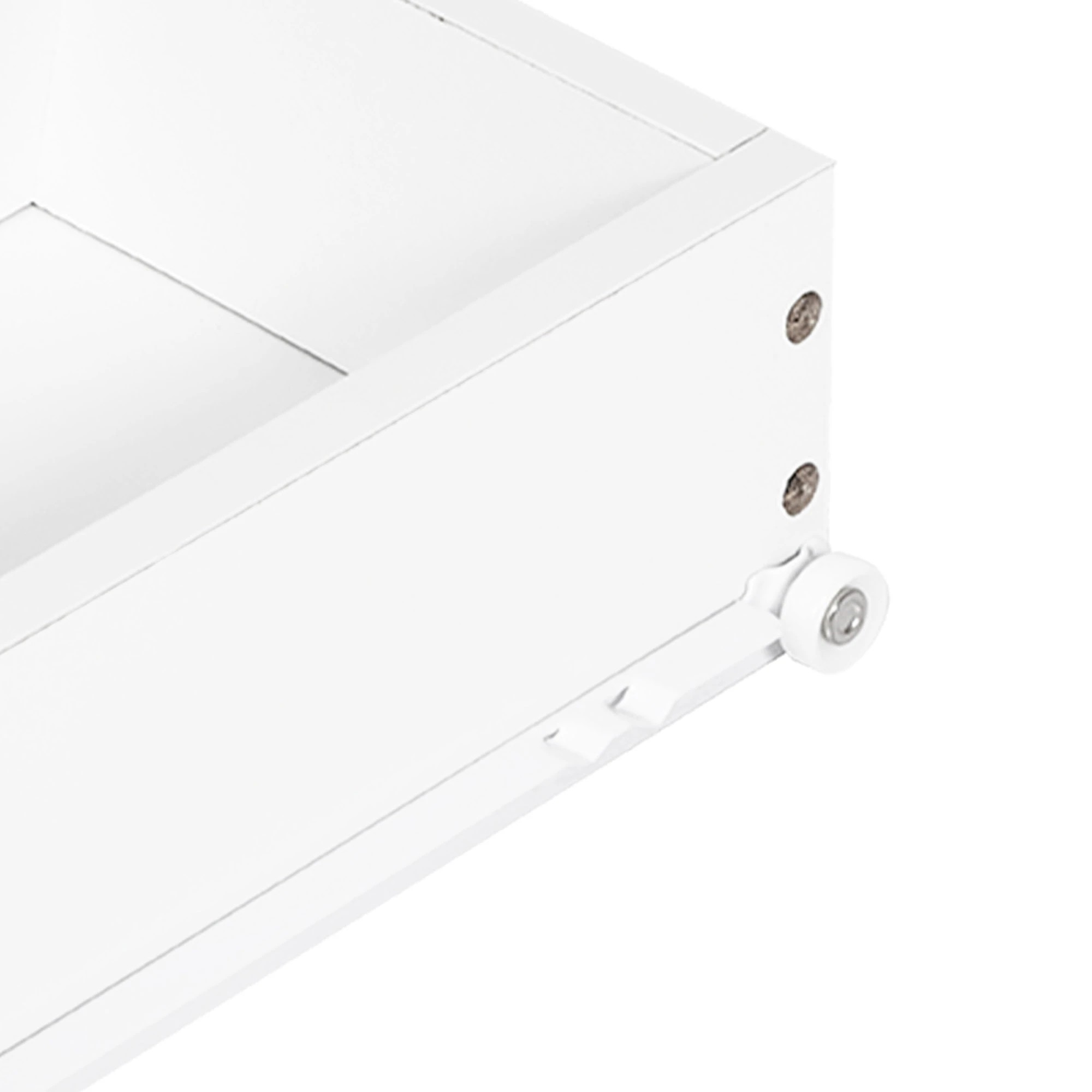 6 Levede Slim Bedside Table Nightstand Side Table Storage Bedroom Narrow Cabinet - White, 6 of 9