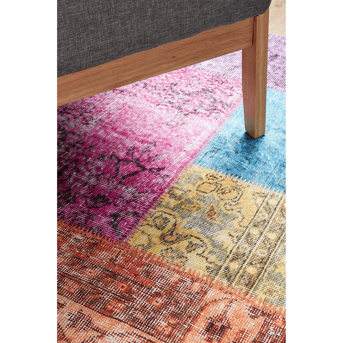 5 RUG CULTURE Illusions 167 Runner Rug — 80 x 300 cm, Multi (Polyester, Power‑Loomed) - Multi, 5 of 7
