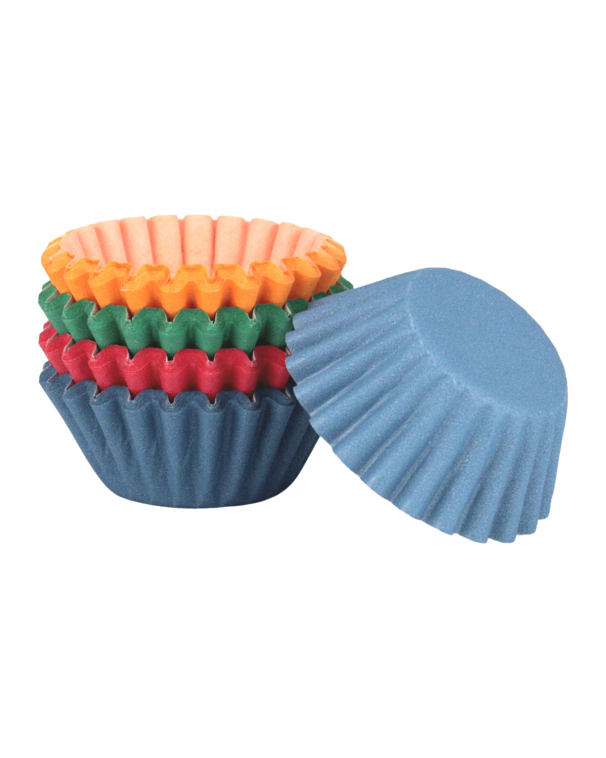 1 Alpen Bright Mini Baking Cups 30mm Pack of 100 - Assorted, 1 of 3