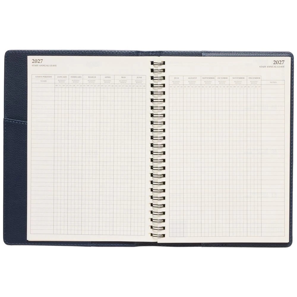 5 Officeworks A5 Week to View Prestigio 2027 Diary Navy, 5 of 7