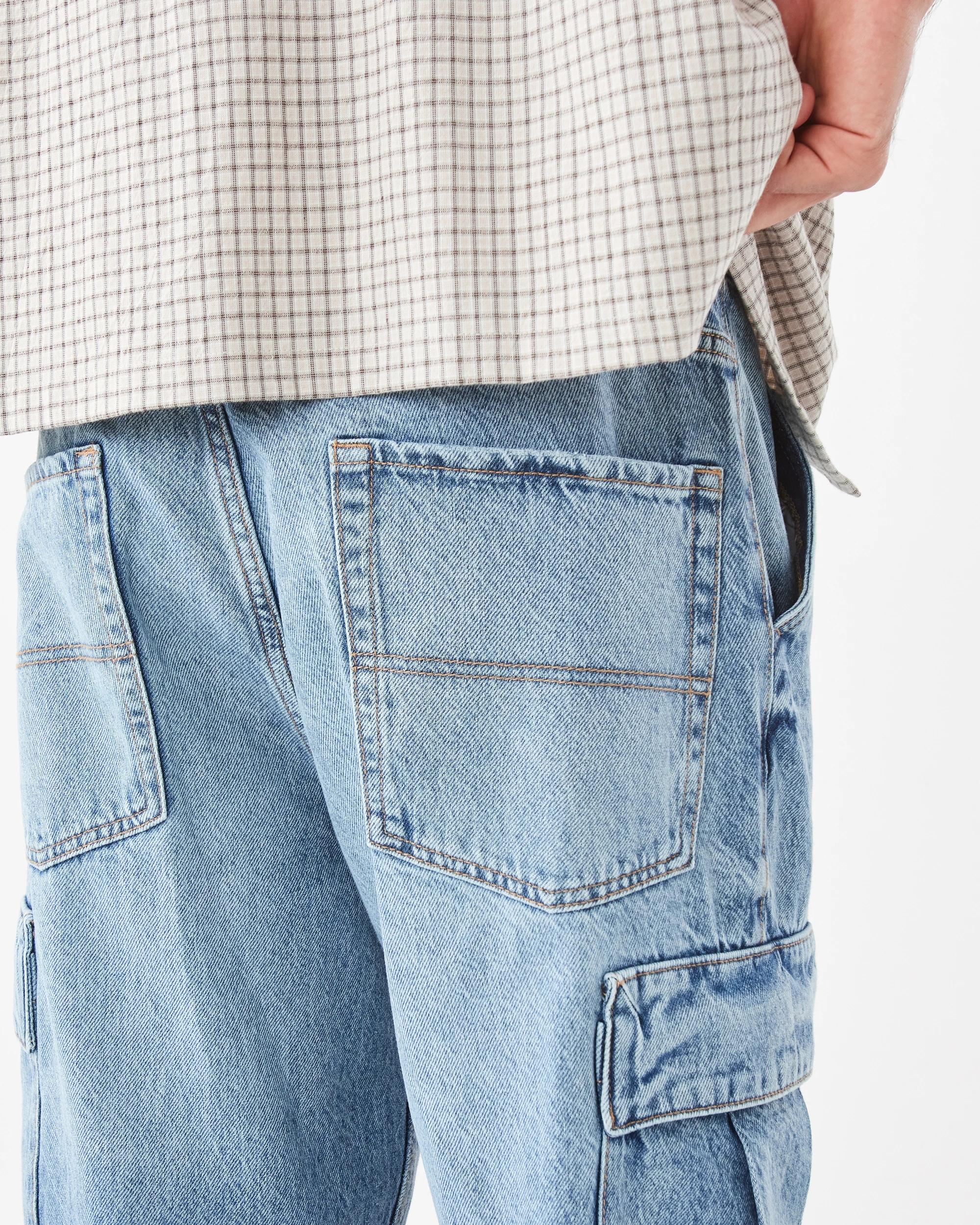 8 Baggy Cargo Jeans Light Wash, 8 of 8