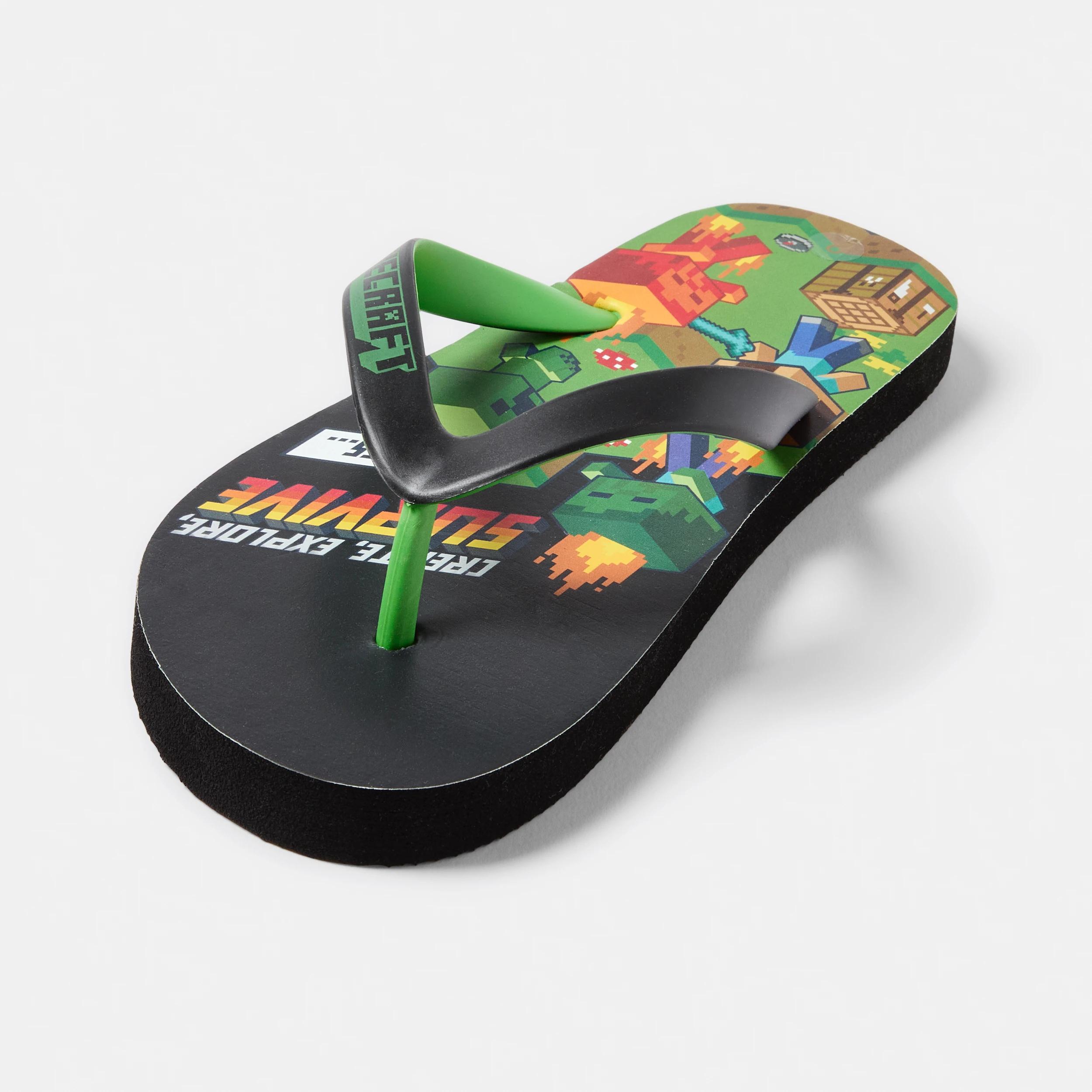 3 Senior Minecraft License Thongs MINECRAFT TH PR BLK, 3 of 5