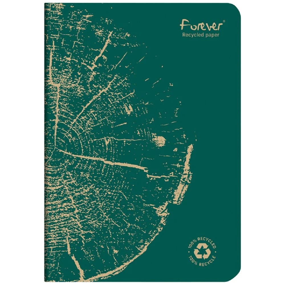1 Clairefontaine Forever A5 Notebook Ruled 96 Page Green, 1 of 5