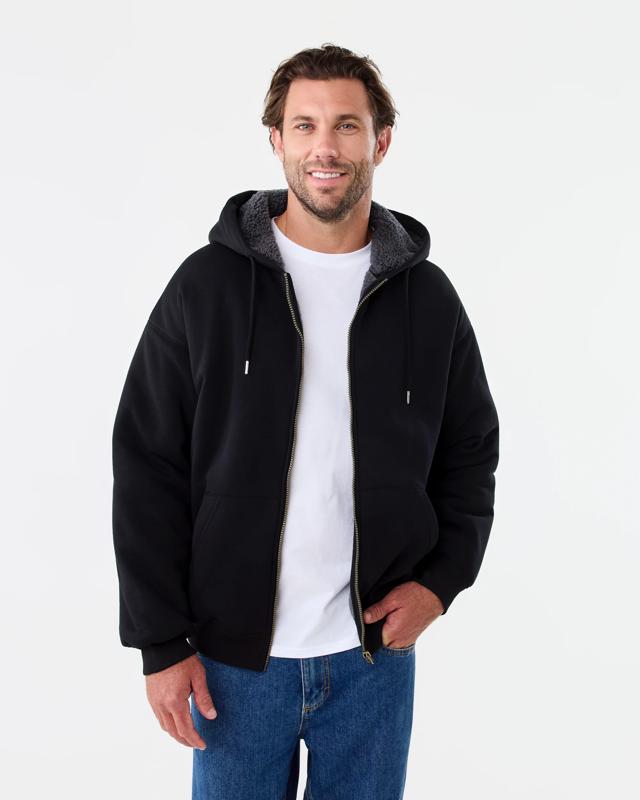 Sherpa Lined Zip Through Ho