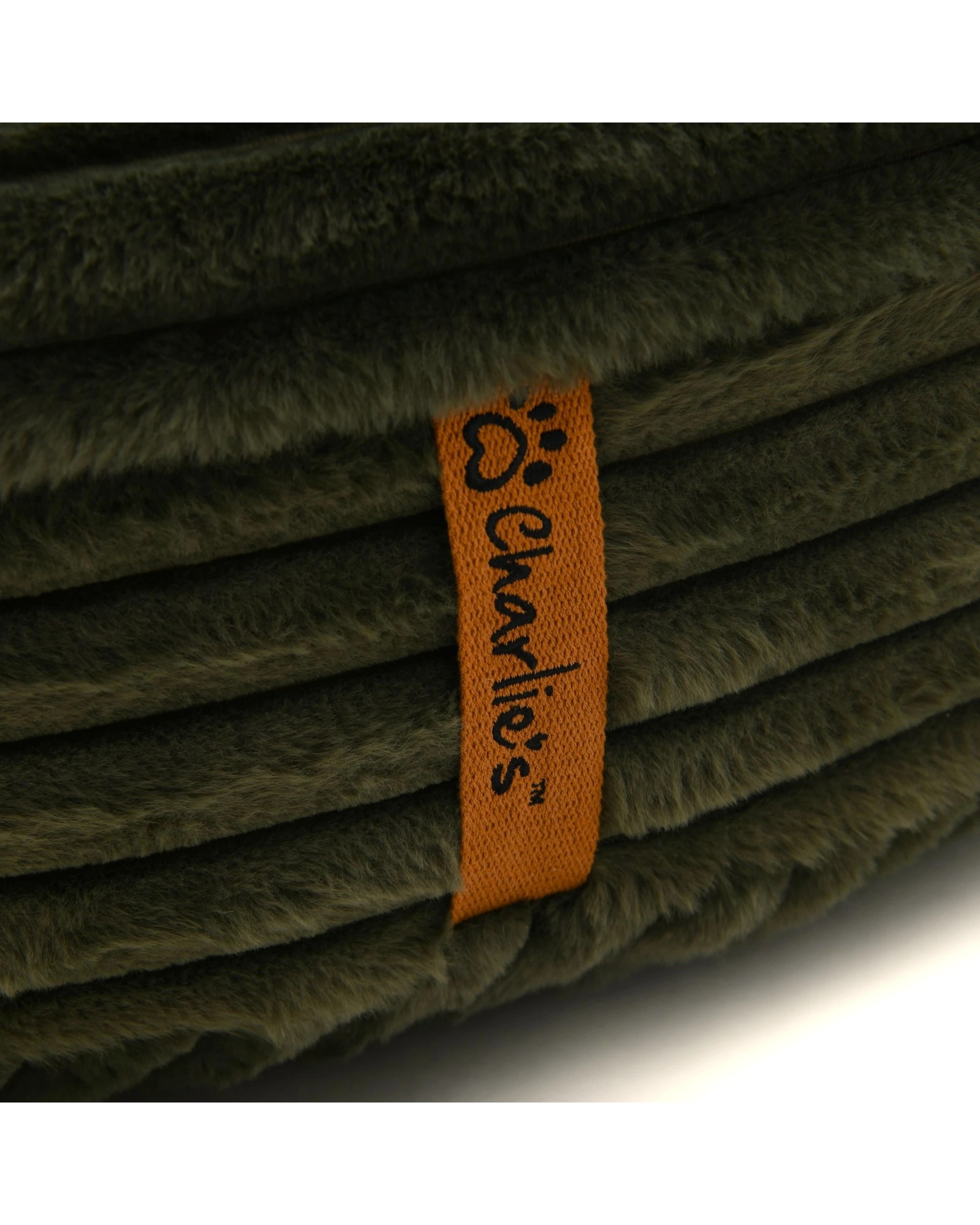 3 Charlie's Cloud Crushed Foam Dog Bed Large - Olive, 3 of 8