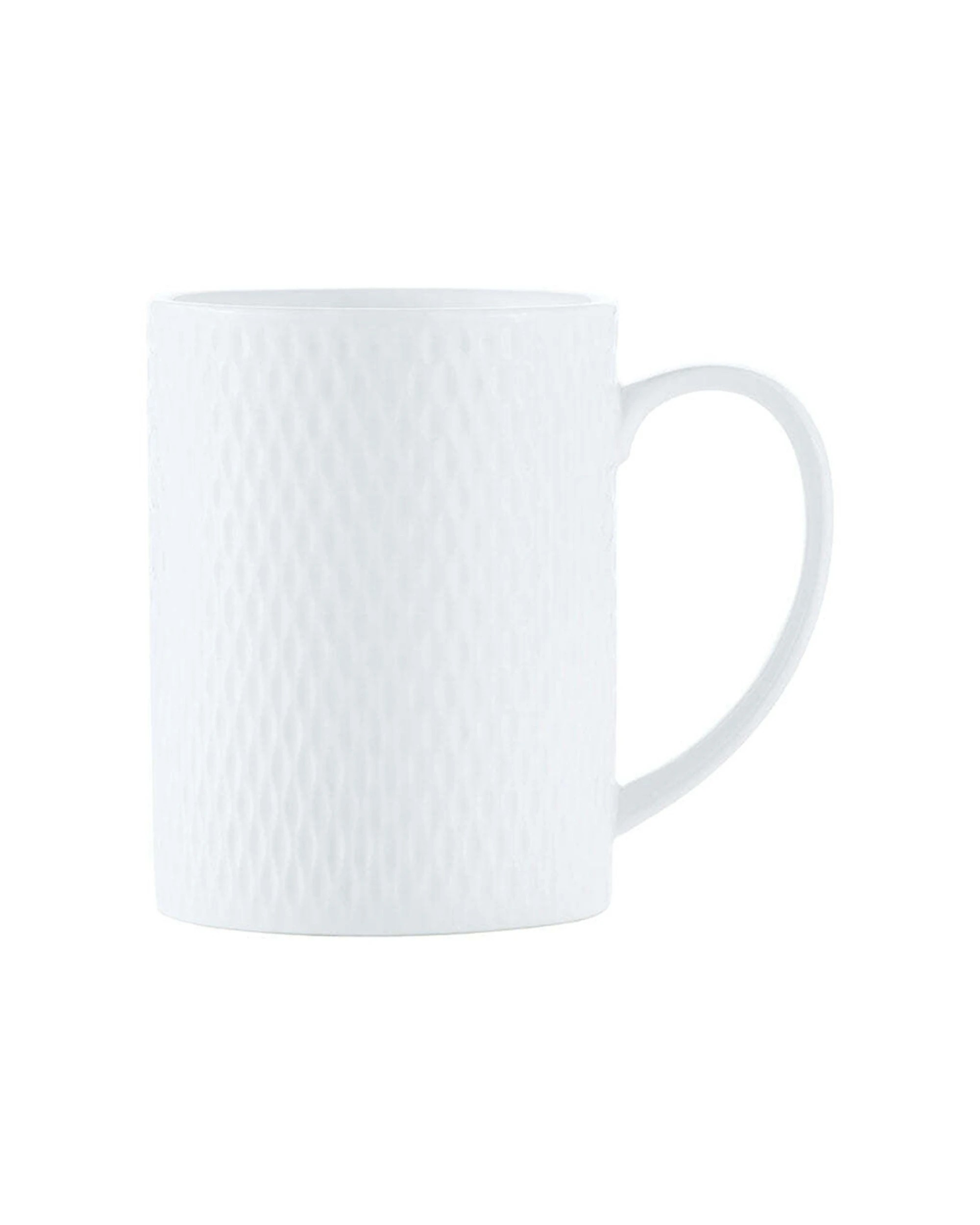 1 Maxwell & Williams Basics Diamonds 400ml Straight Porcelain Coffee Mug
 - White, 1 of 3