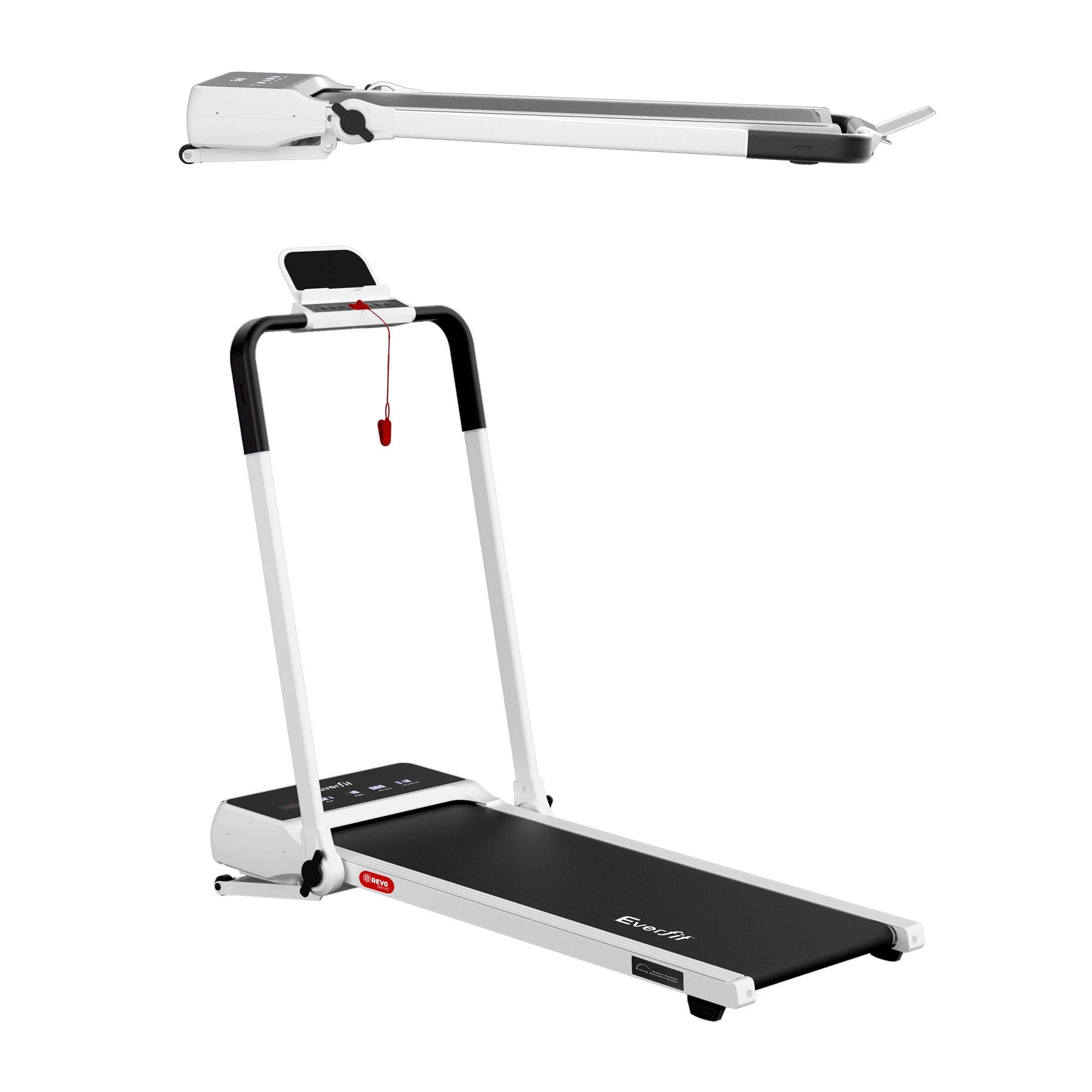 4 Everfit 3 in 1 Walking Pad Treadmill 20% Auto Incline Under Desk Foldable for Home With 40cm Belt - White, 4 of 10