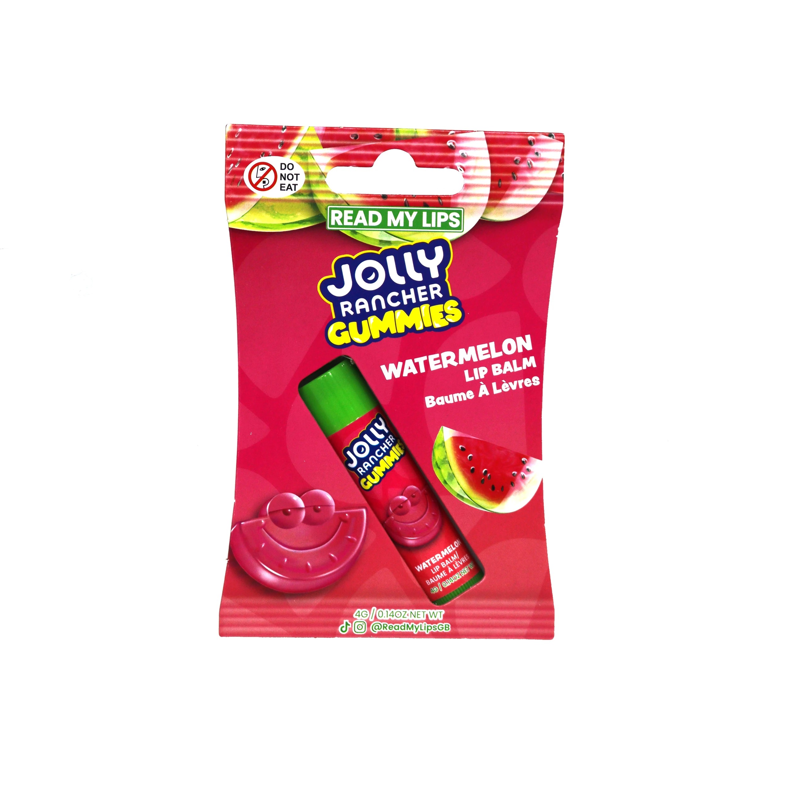 1 Jolly Rancher Gummies Read My Lips Lip Balm 4g - Watermelon, 1 of 2