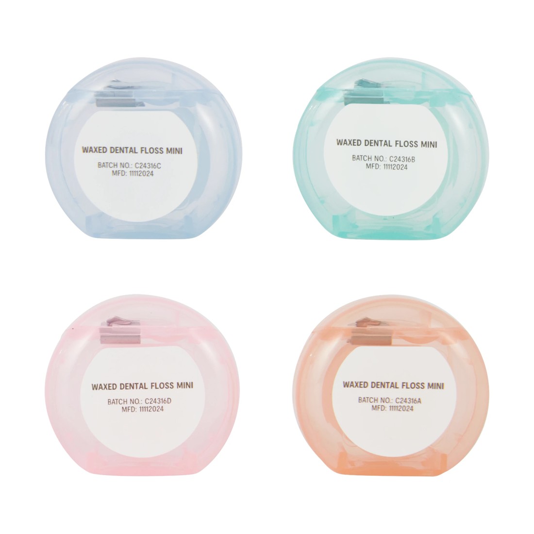 4 OXX Bodycare 4 Pack Waxed Dental Floss - Mint Flavoured, 4 of 5