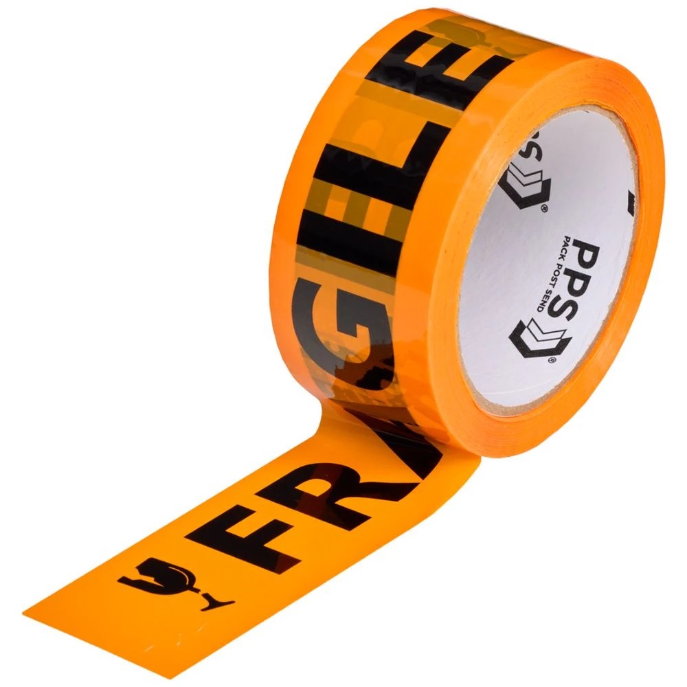 3 PPS Fragile Tape 48x66m 6 Pack, 3 of 4