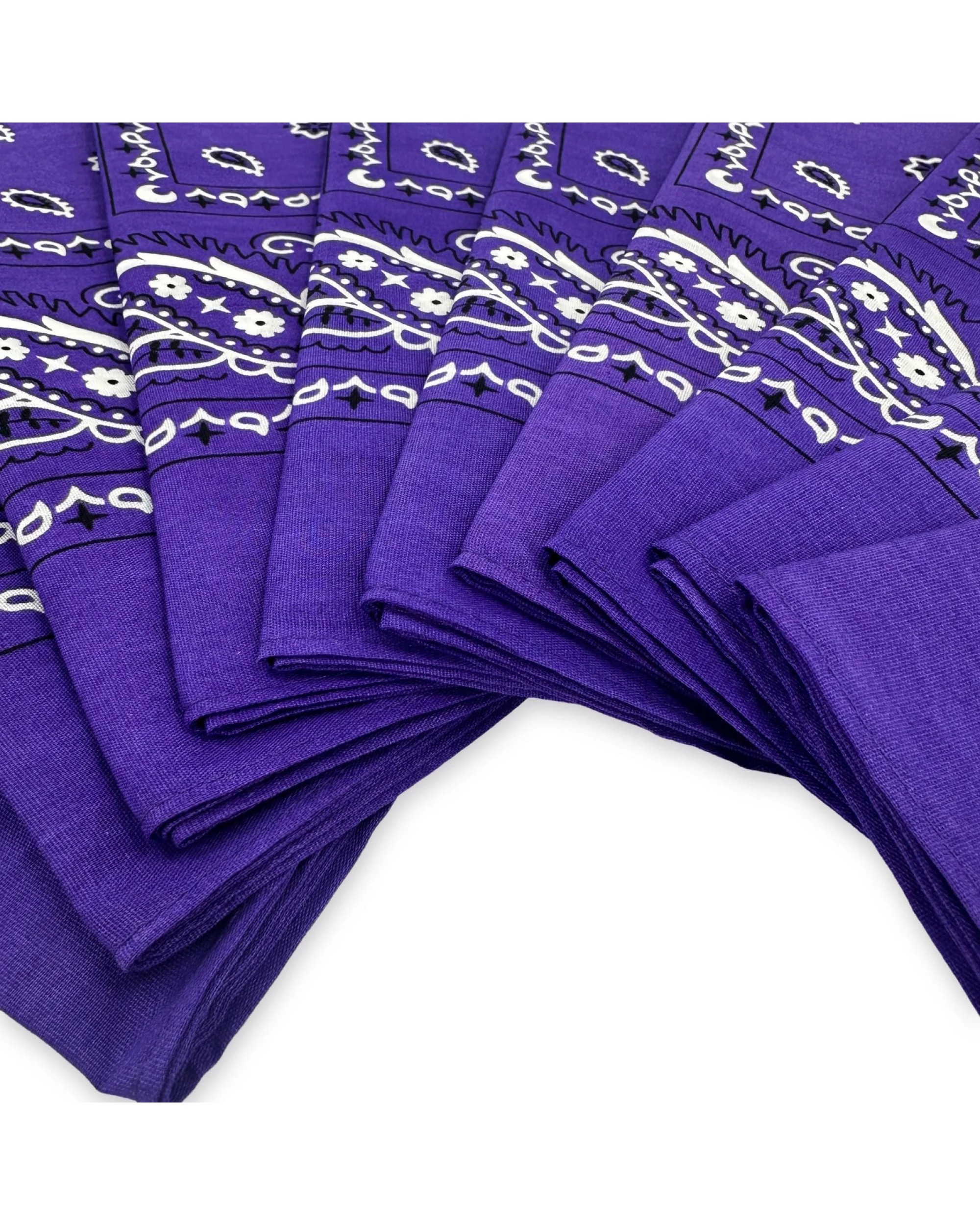 3 BR Costumes Bulk Bandana Head Wraps, 100% Cotton, Paisley Design, 3 of 6