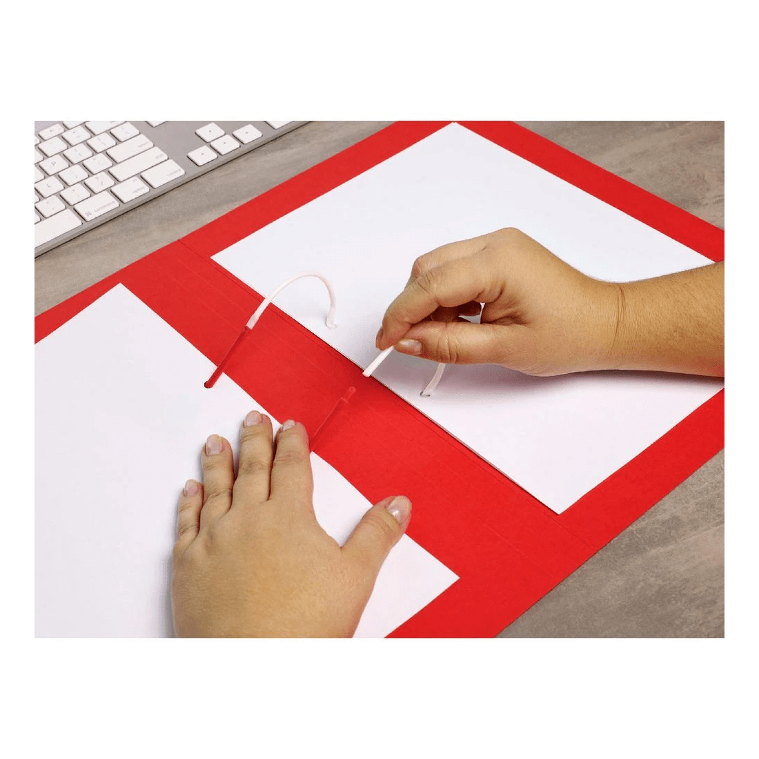 7 Avery Foolscap Tubeclip File Red, 7 of 7