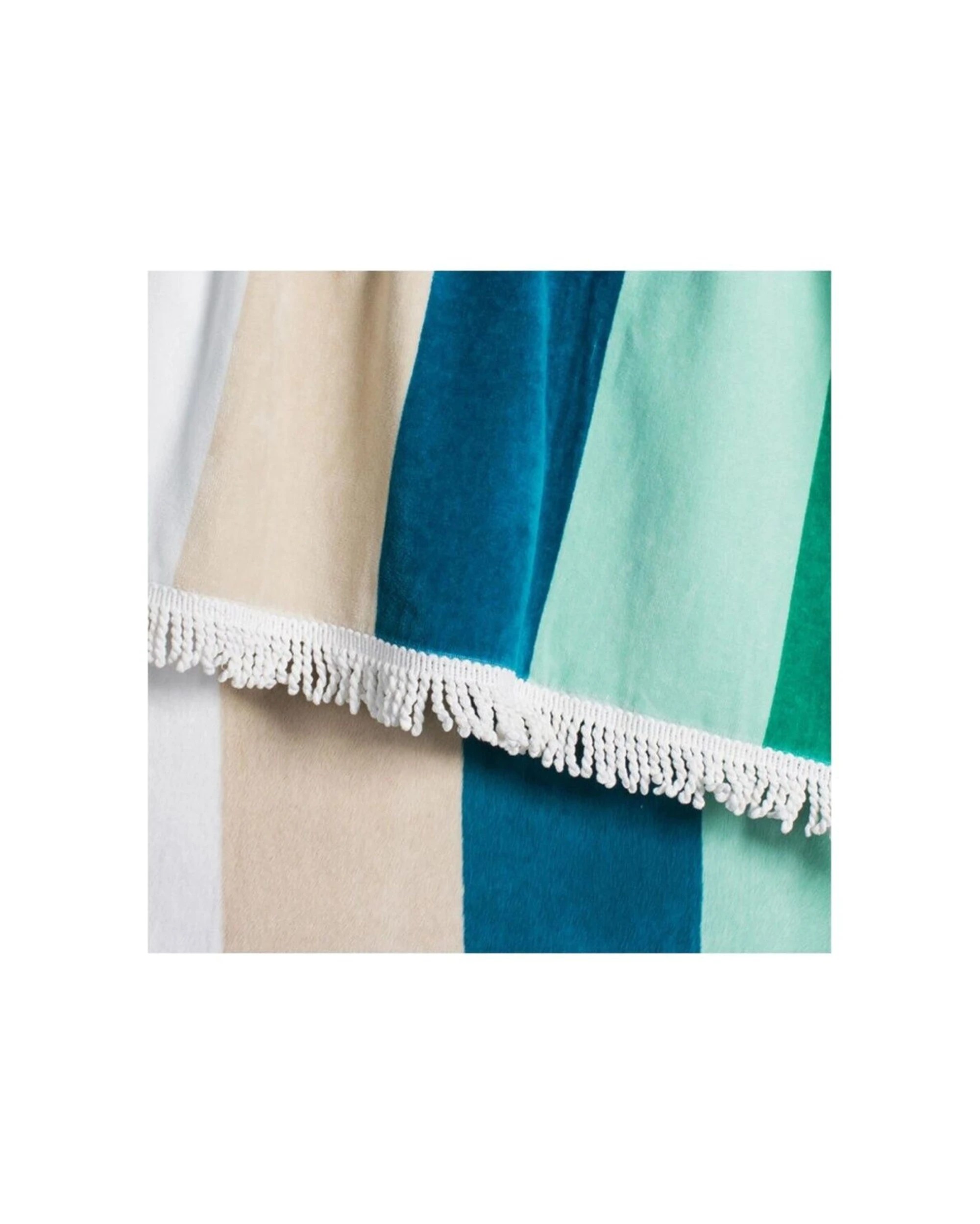 2 Canningvale Sorrentina Grande Velour Beach Towel 100% Cotton - Multi, 2 of 3