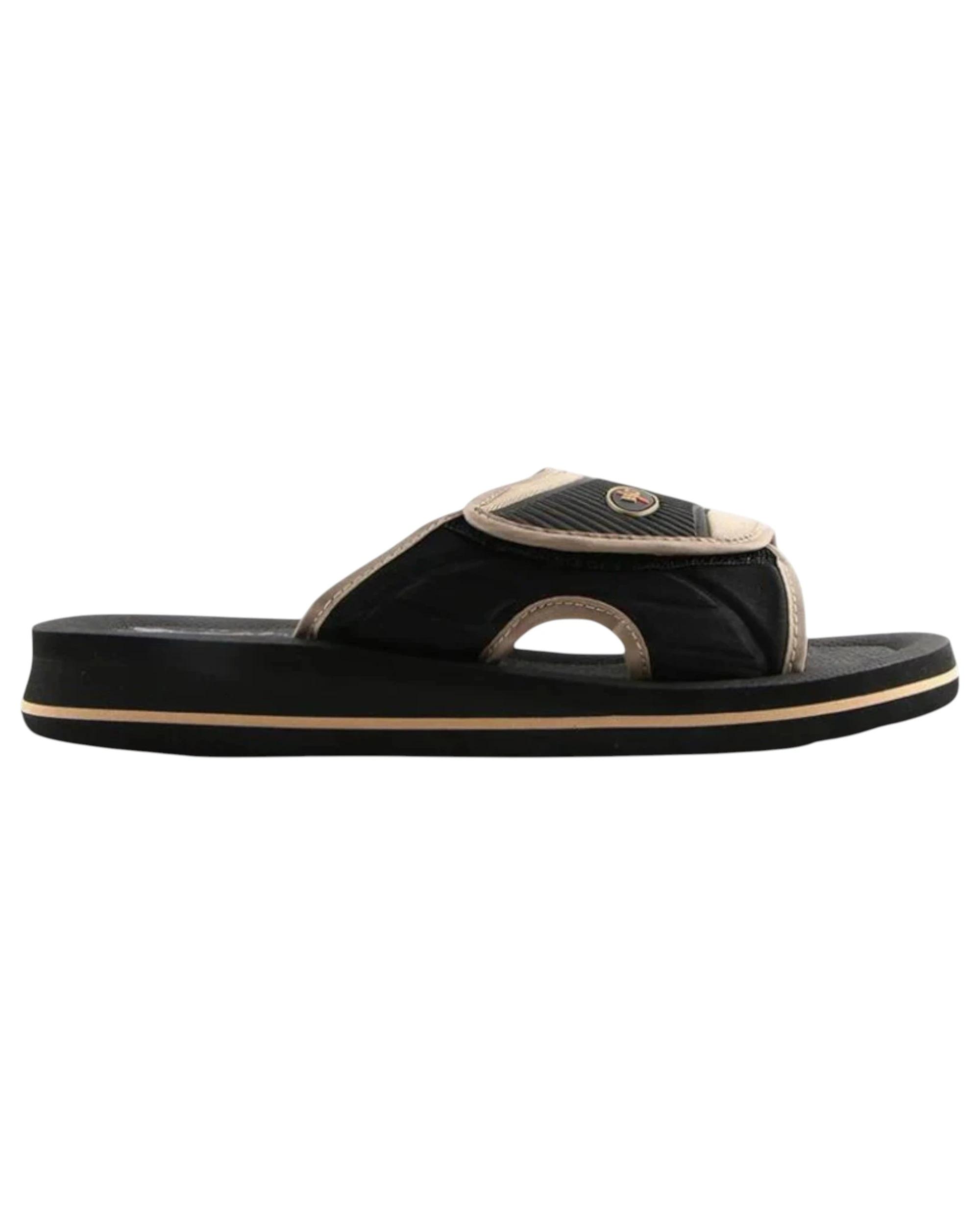 2 Lightning Bolt Mens New Legend Thongs Sandals Shoes Flip Flops KHAKI/BLACK, 2 of 3