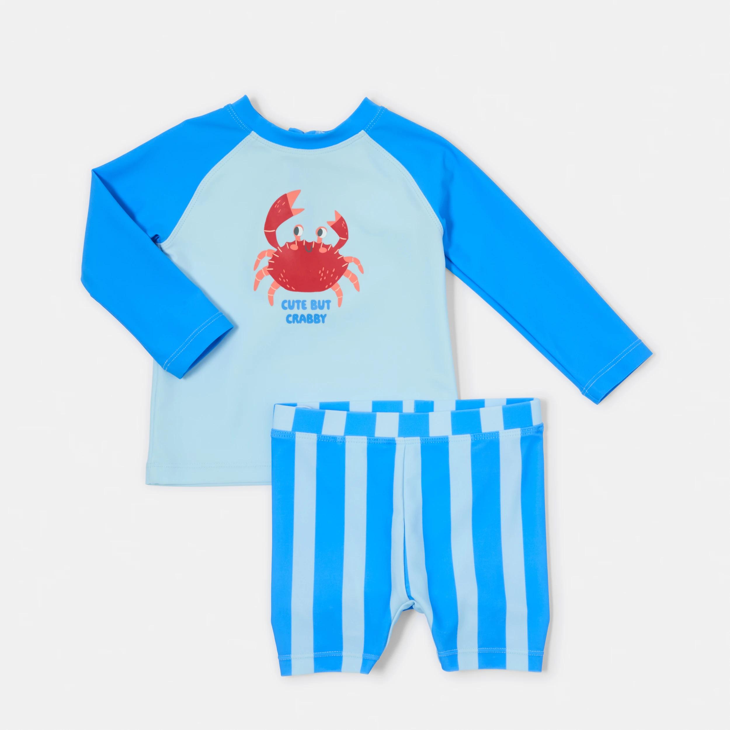 1 2 Piece Swim Set BLUE CRAB, 1 of 5