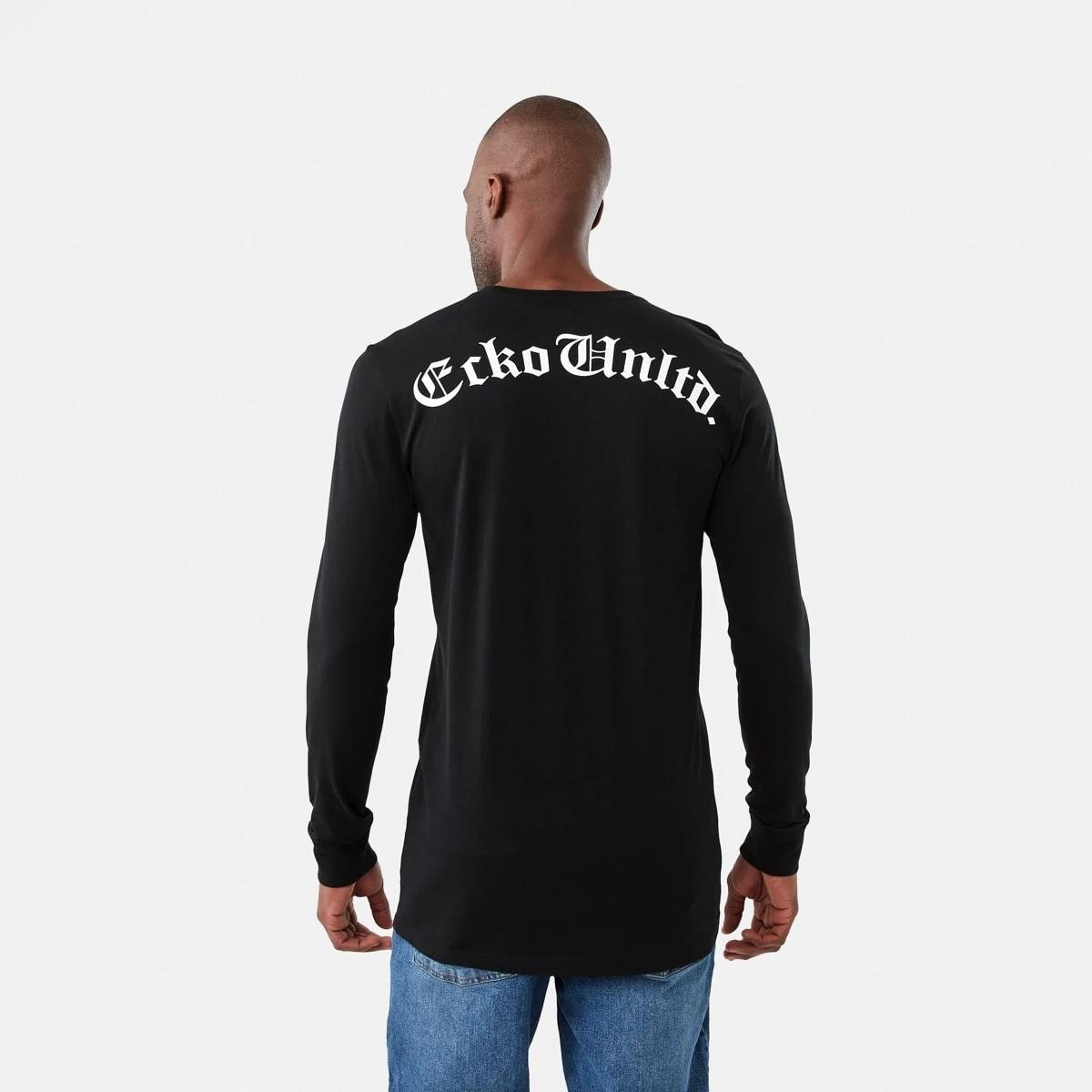 3 Ecko License Long Sleeve Graphic T-shirt Black, 3 of 6