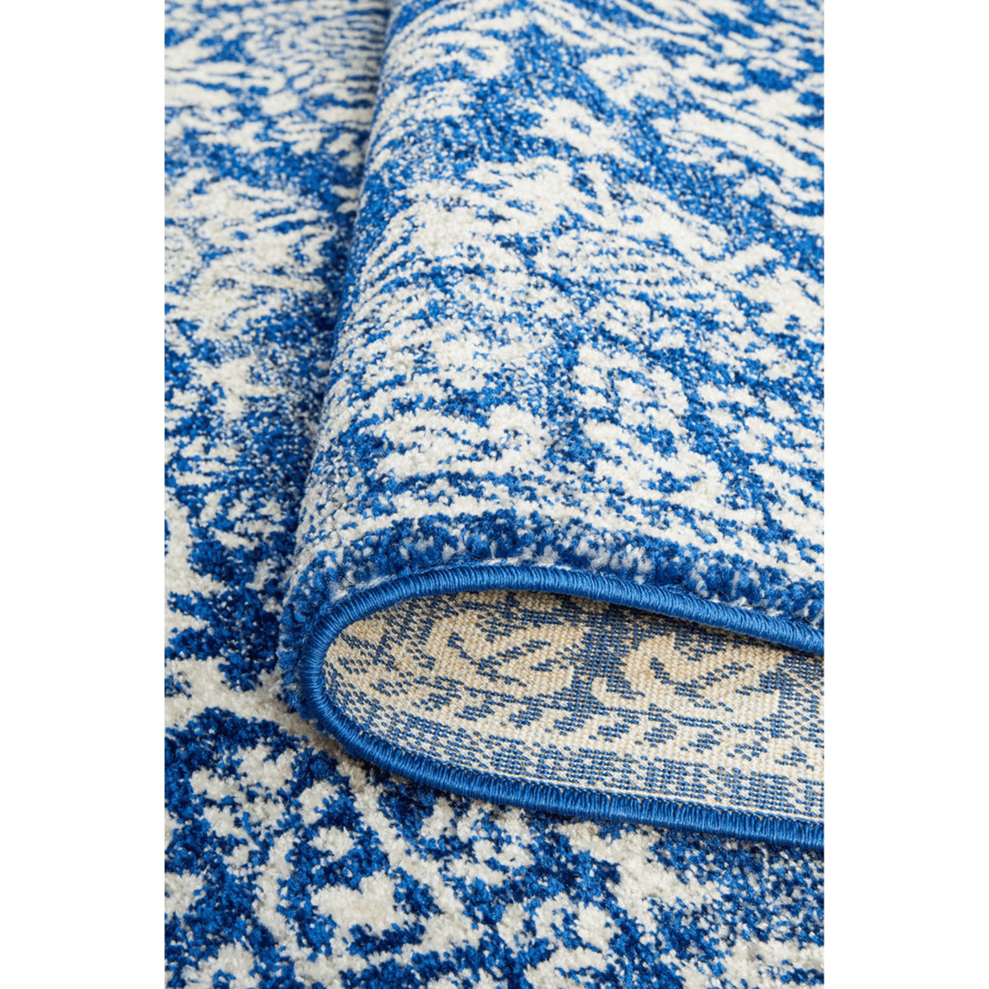 9 Rug Culture Mirage Gwyneth Transitional Navy Rug, 400x300 cm, 10mm Polypropylene, Power-Loomed - Blue, 9 of 9