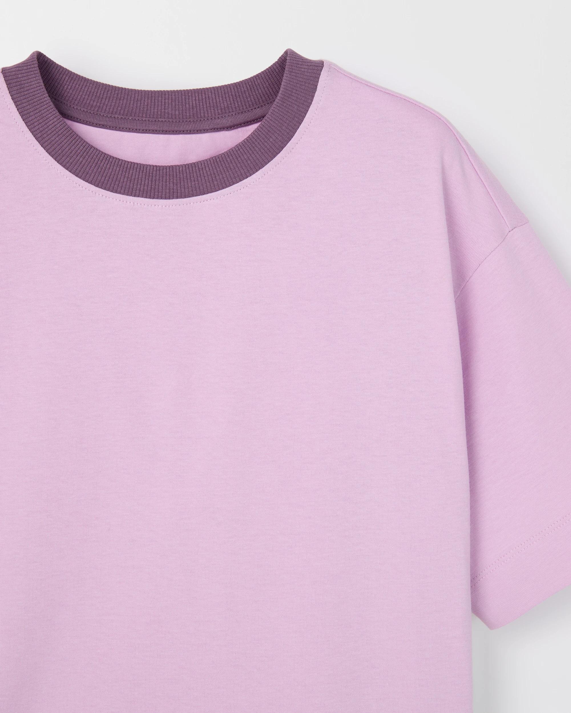 7 Target Kids Organic Cotton Heavyweight Oversized Washed T-Shirt PURPLE, 7 of 7