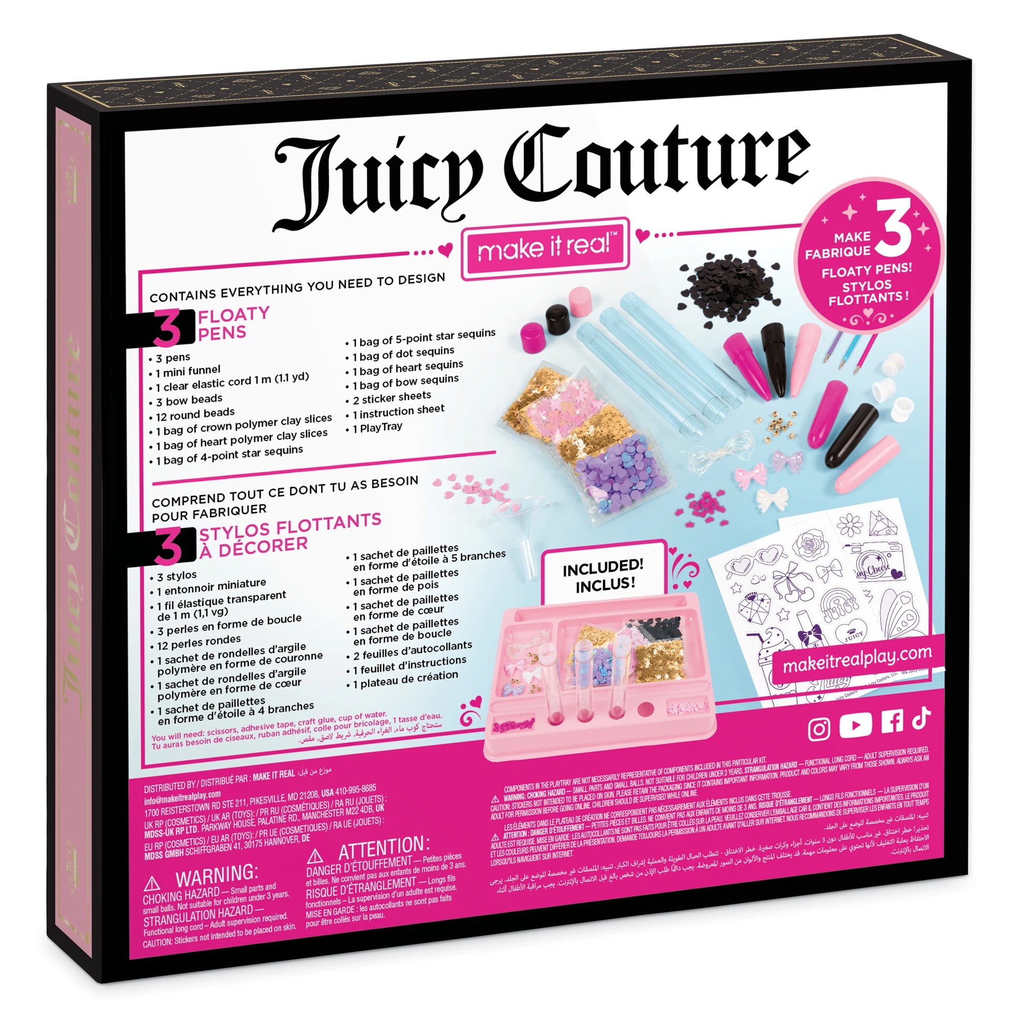4 31 Piece Make It Real: Juicy Couture DIY Floaty Pens, 4 of 4