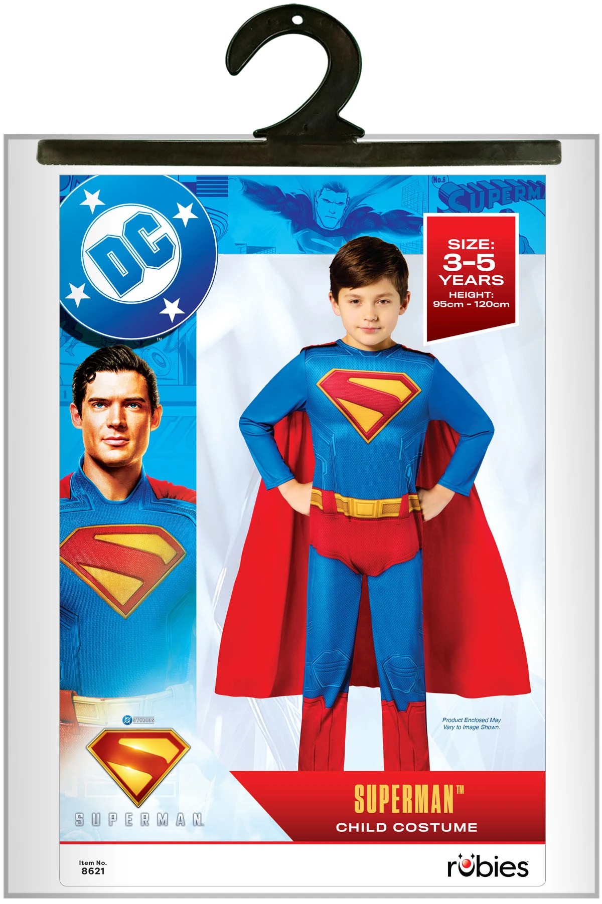 4 DC Studios Superman Child Costume - Ages 3-5, 4 of 4