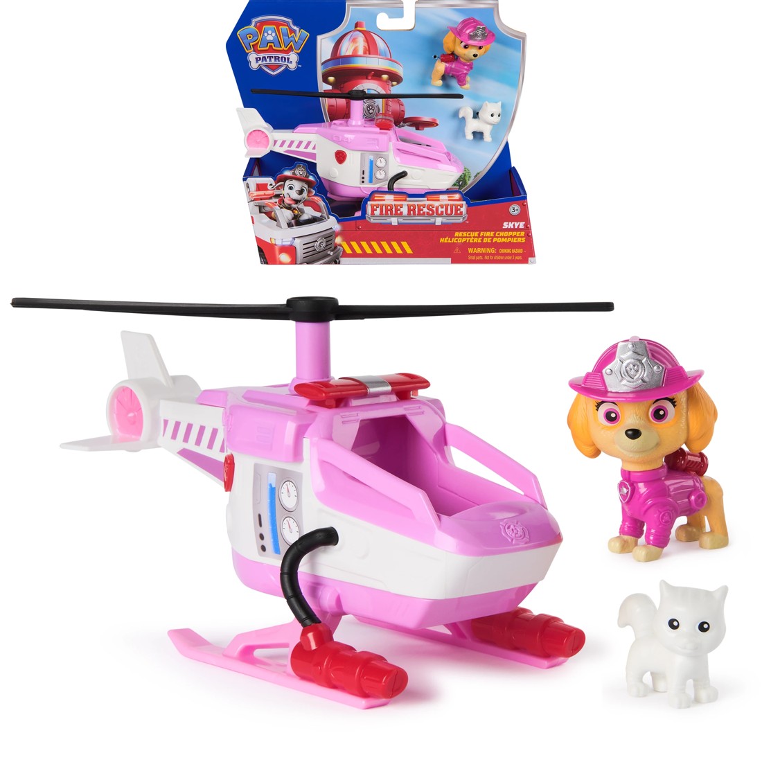 1 PAW Patrol Fire Rescue: Skye Rescue Fire Chopper, 1 of 9