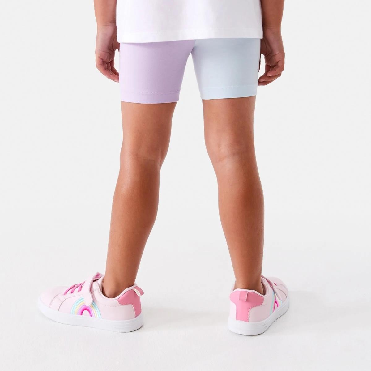 2 Colour Block Bike Shorts Mutli, 2 of 8