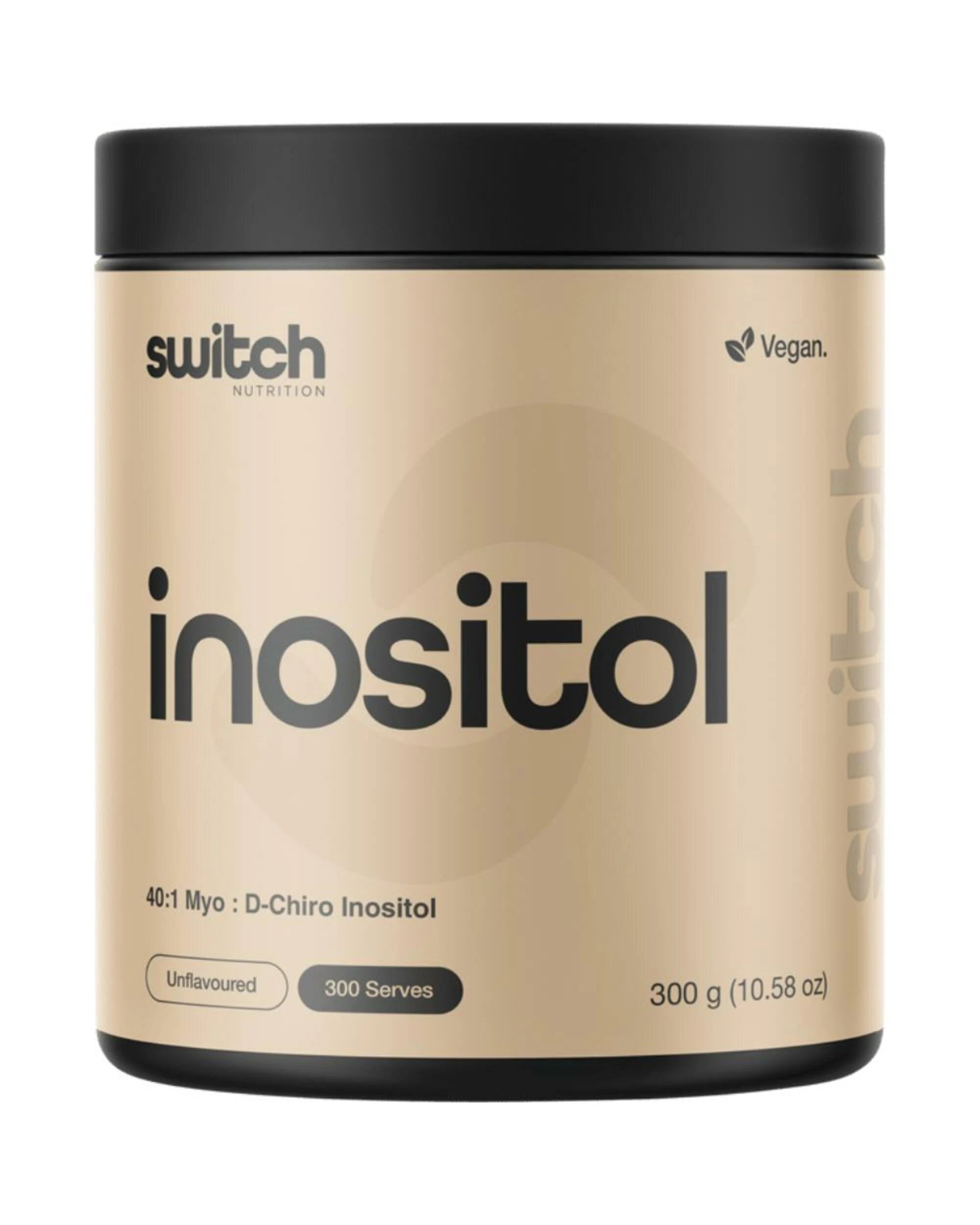 4 Switch Nutrition Inositol 40:1 MYO : D-Chiro Inositol 300g, 4 of 4