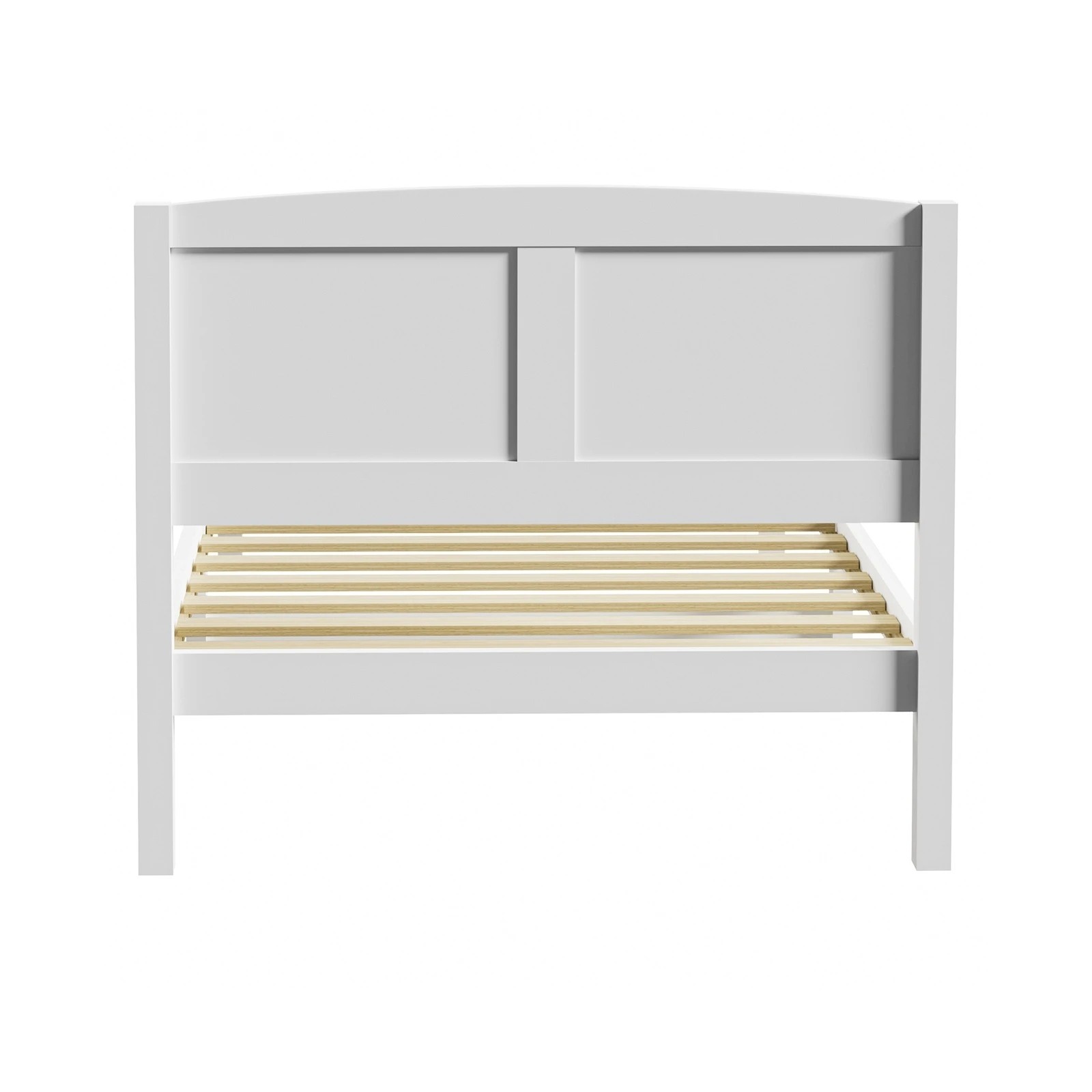 9 Oikiture Bed Frame King Singe Size Wooden Base Timber Platform
 - White, 9 of 10