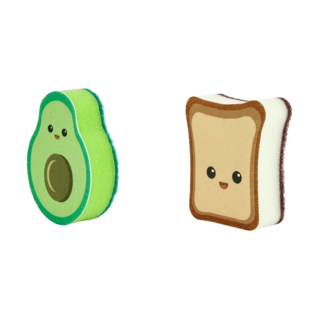 2 2 Pack Avocado and Toast Sponges, 2 of 6