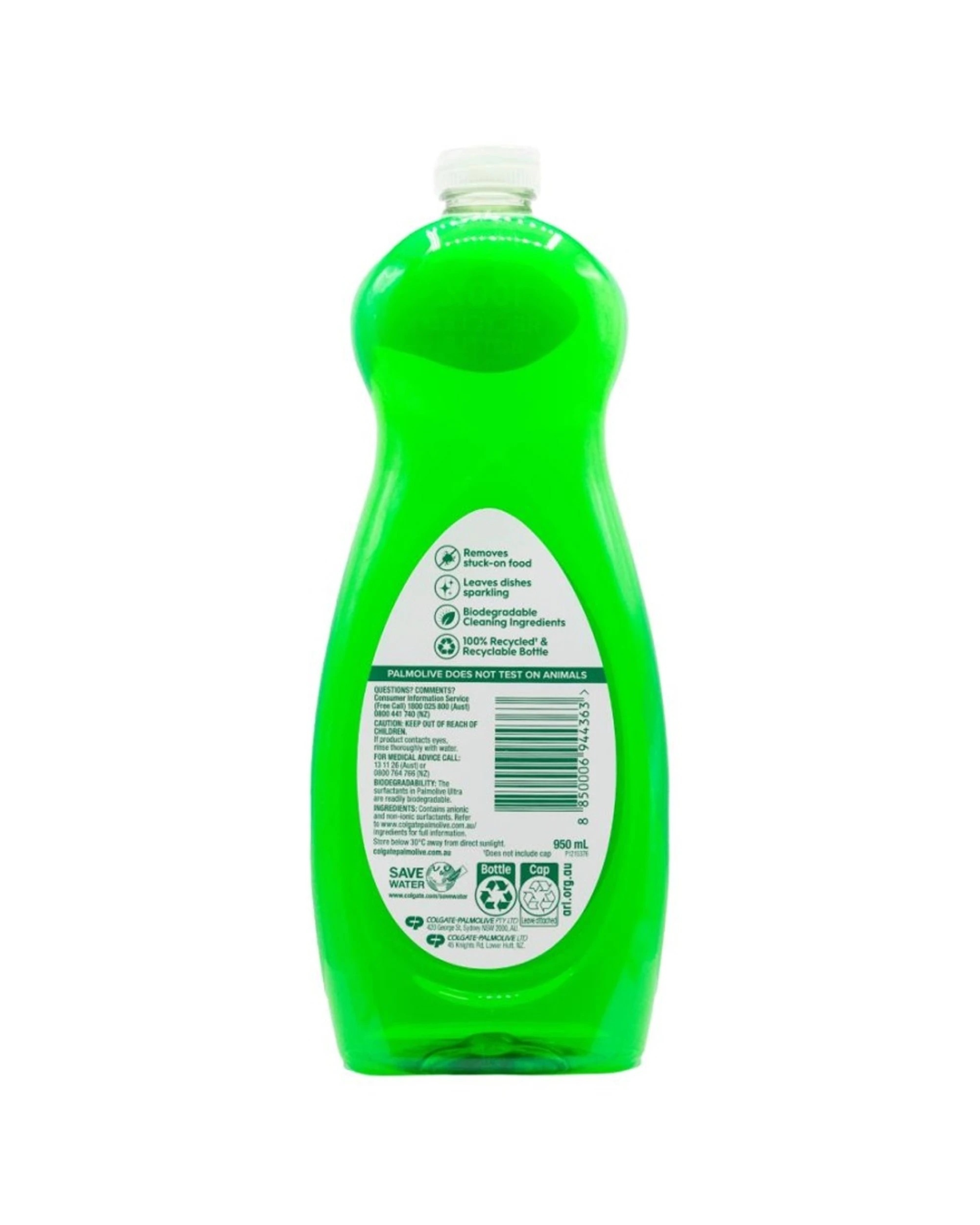 3 Palmolive 8PK Ultra Strength Cuts Grease Dishwashing Liquid 950ml - Green, 3 of 4