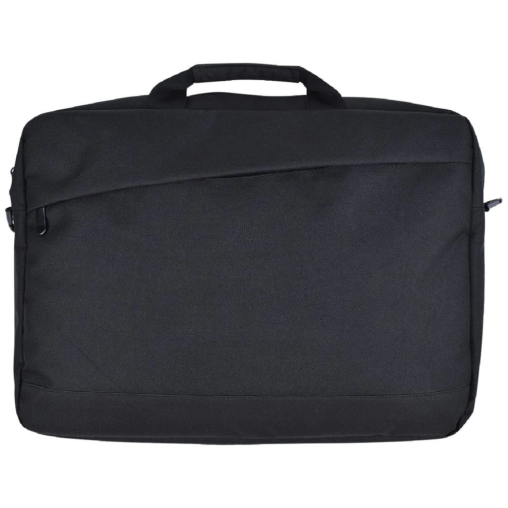 1 J.Burrows 15.6" Laptop Bag with External Slip Pocket Black, 1 of 3
