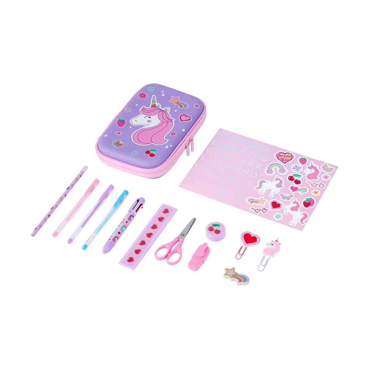 3 Pencil Case Set - Unicorn, 3 of 9