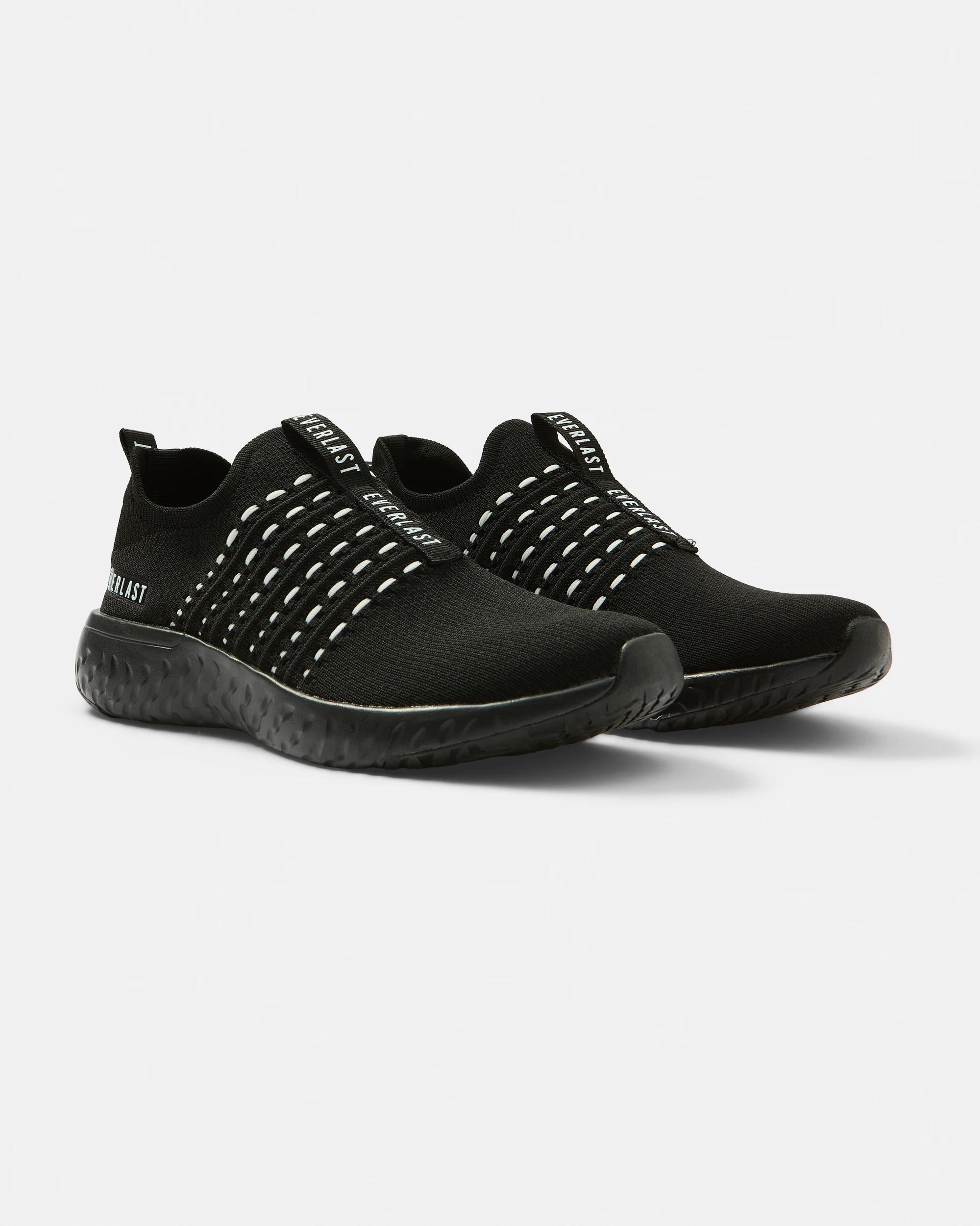2 Everlast Womens LaGuardia Sneakers Black, 2 of 5
