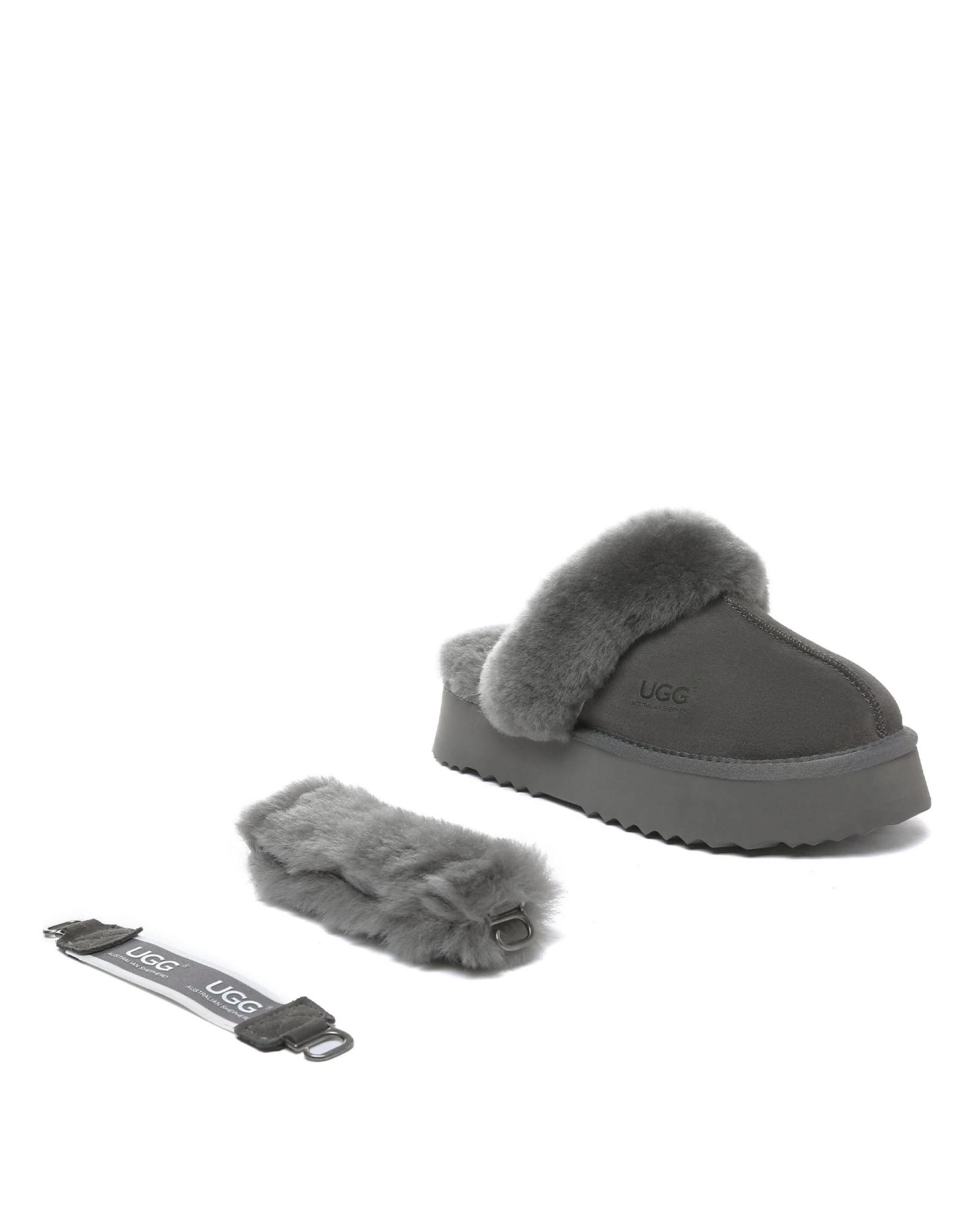 2 Australian Shepherd UGG Womens Musa platform GREY, 2 of 5