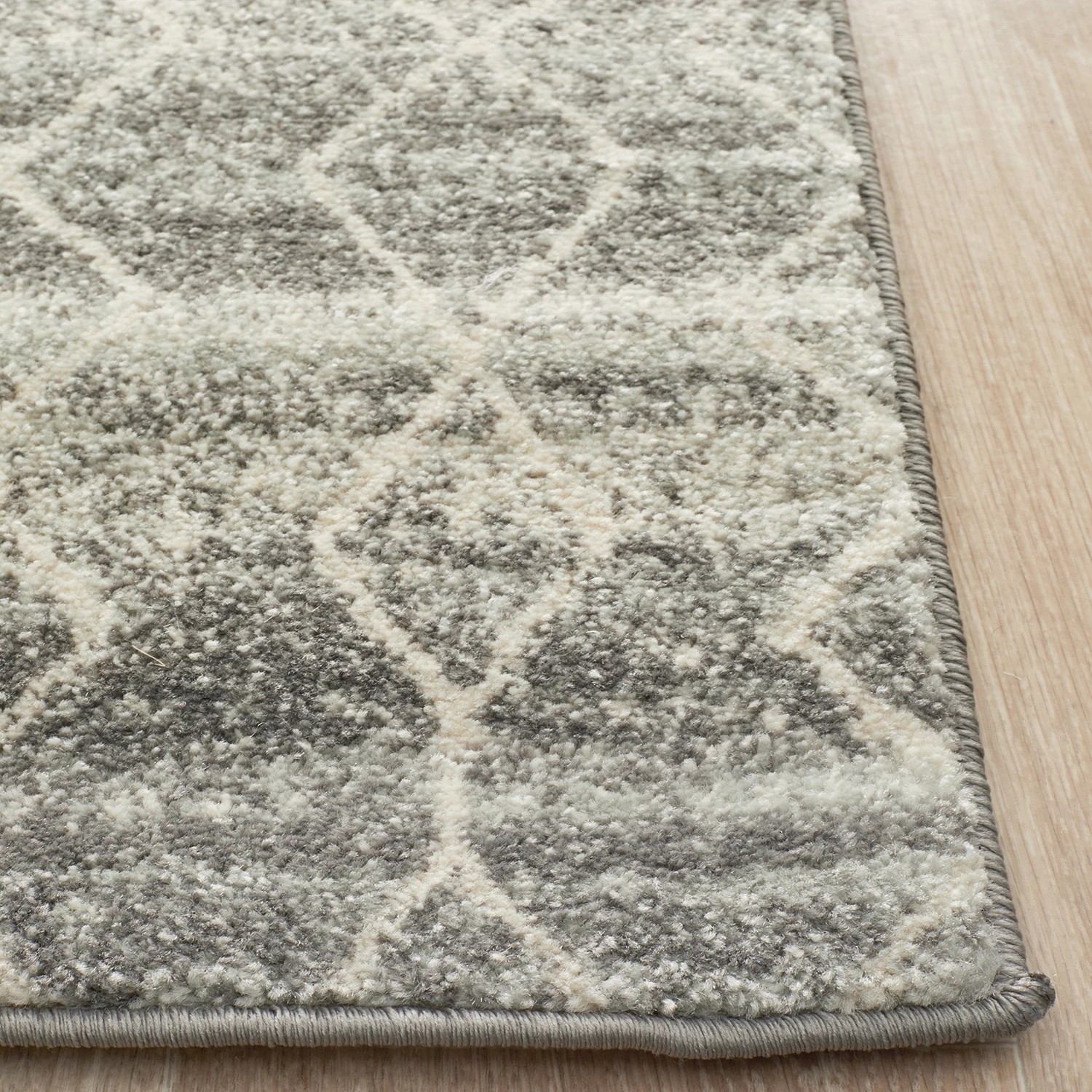 4 Common Ground Rugs Encore 257 300x80cm Runner - Medium Pet Friendly Rug - Silver, 4 of 7