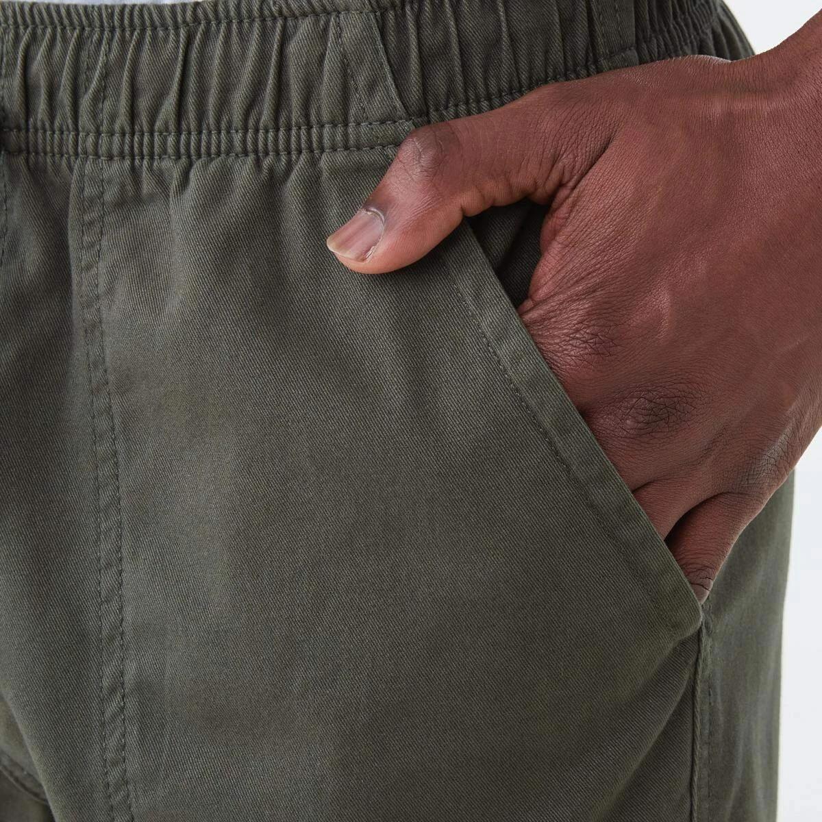 4 Washed Volley Shorts TUSSOCK GREEN, 4 of 6