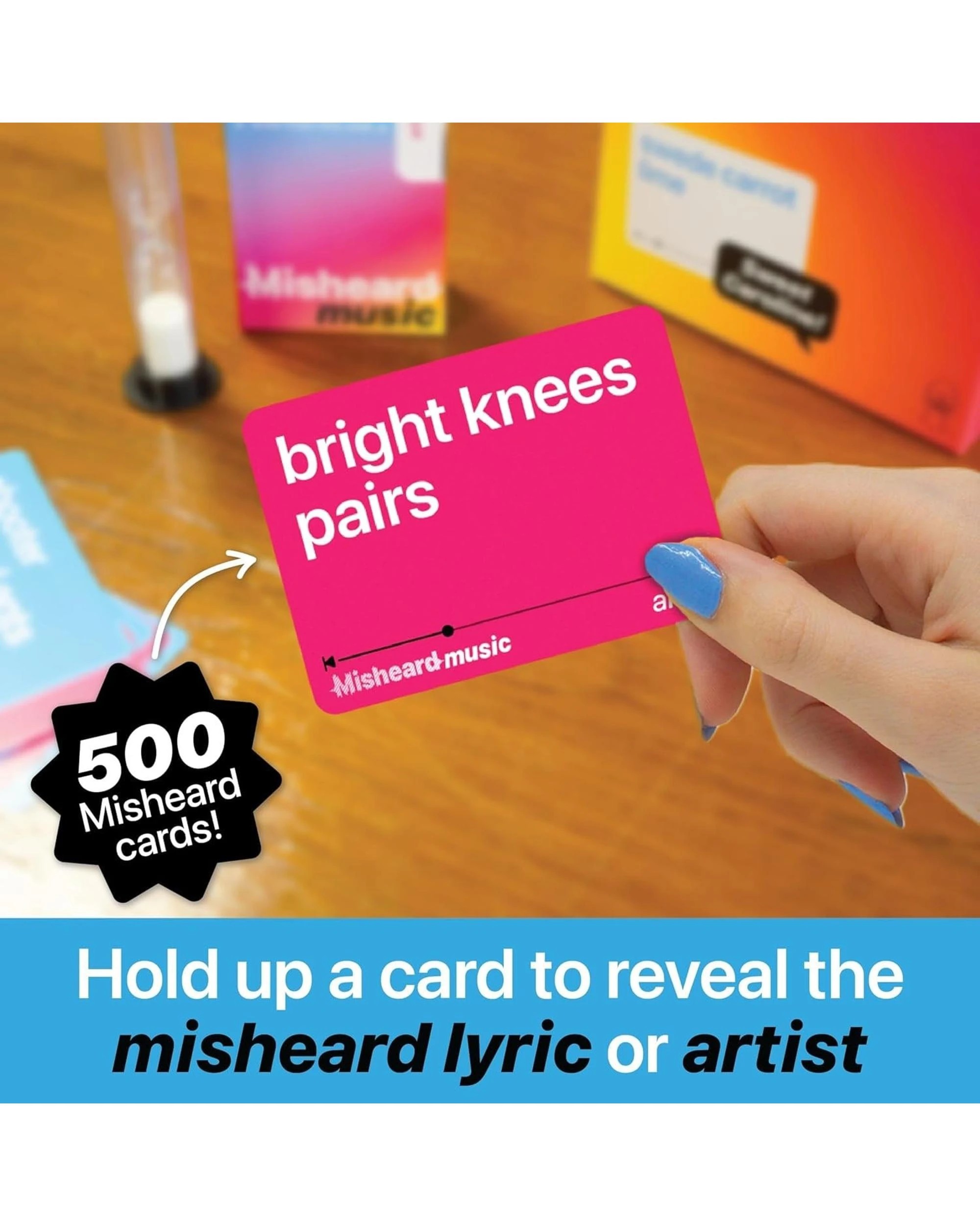 3 Misheard Music Card Game, 3 of 7