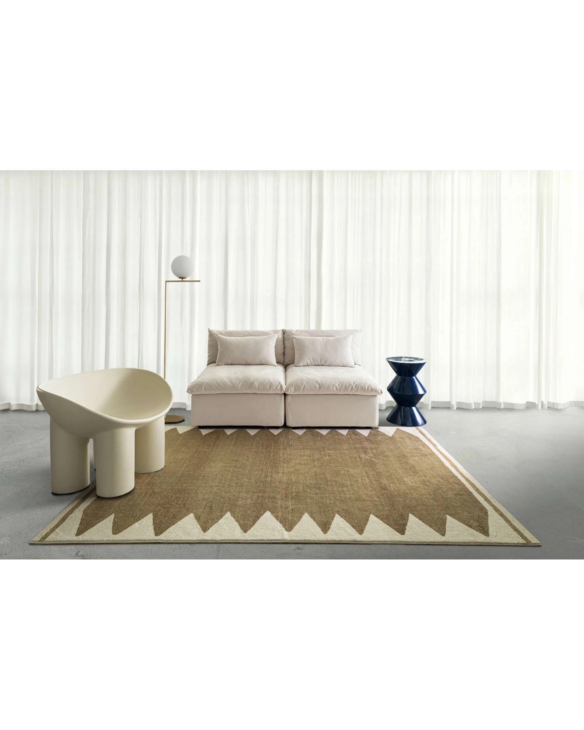 2 Loopsie Roverdale Printed Washable Rug-330cm x 240cm - Green, 2 of 8