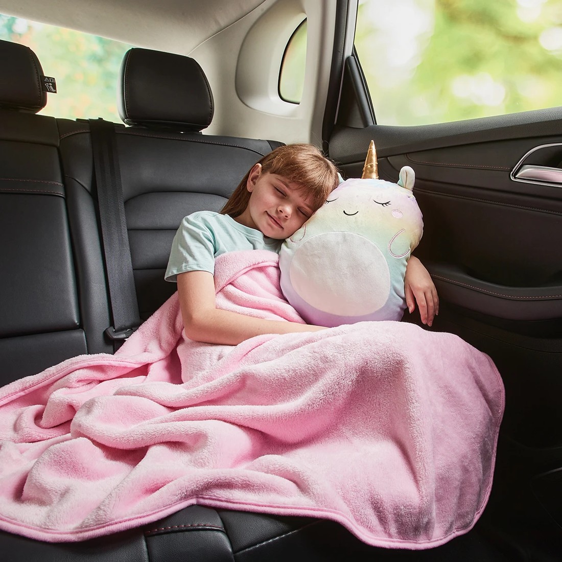 1 2-in-1 Unicorn Travel Blanket and Pillow, 1 of 6