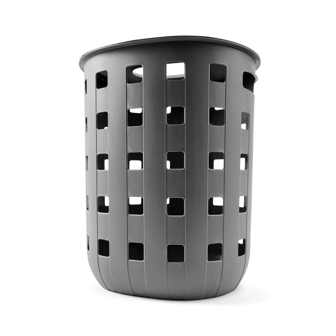 1 80L Trellis Laundry Hamper - Charcoal, 1 of 7