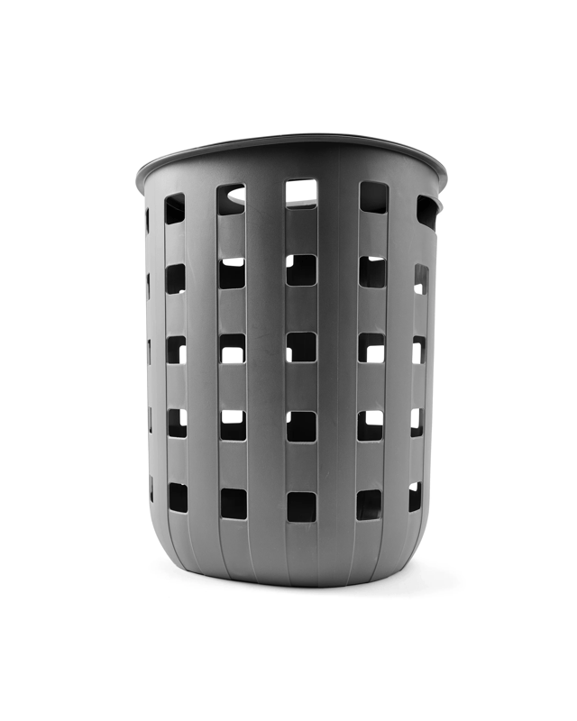 80L Trellis Laundry Hamper - Char