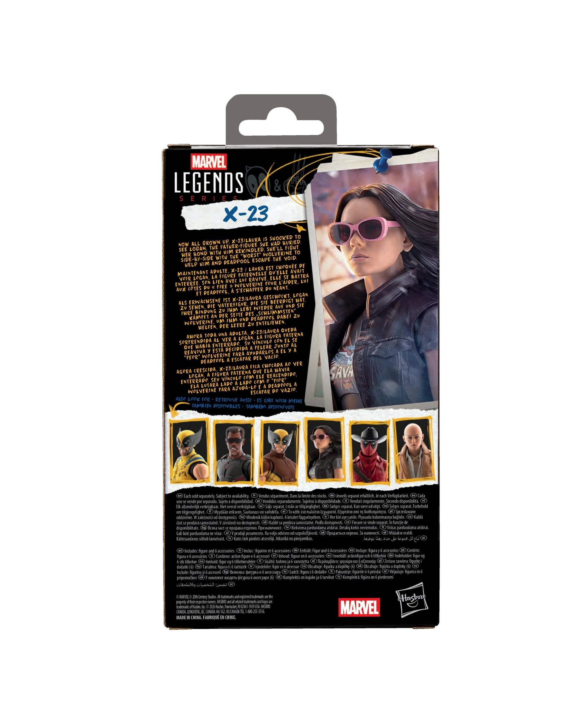10 Marvel Legends Series Deadpool and Wolverine X-23 Action Figure, 10 of 10