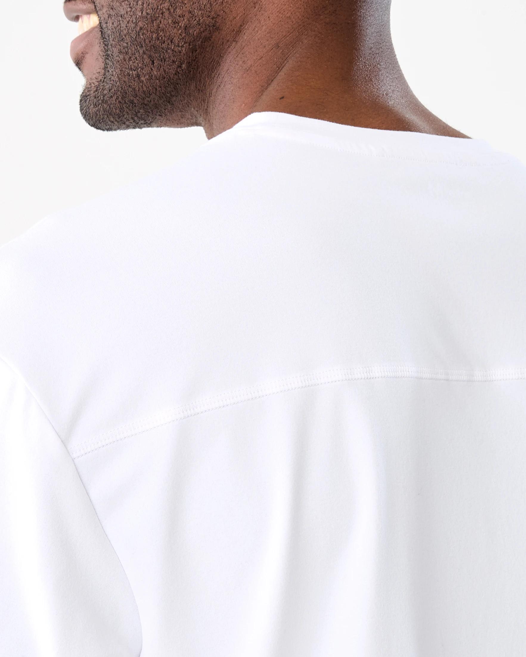 8 Active Mens Oversized Training T-shirt WHITE, 8 of 8