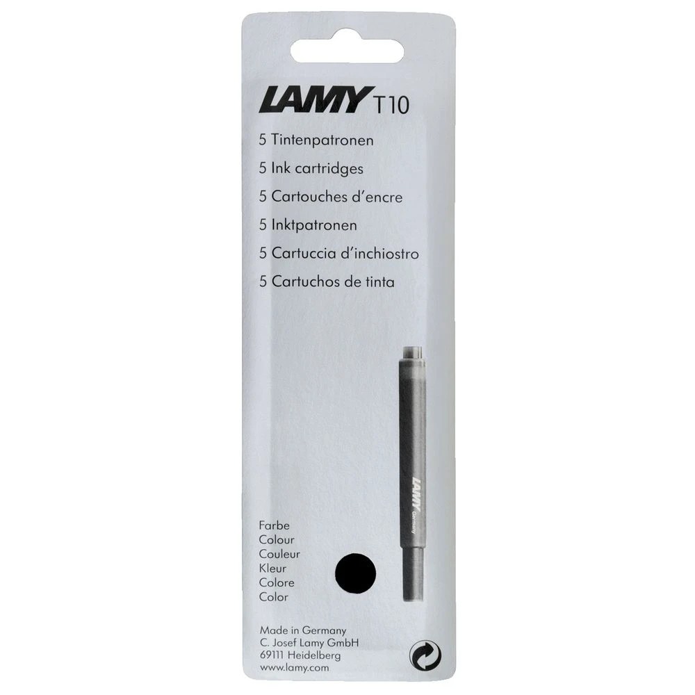 4 LAMY T10 Fountain Pen Ink Cartridge Black 5 Pack, 4 of 4